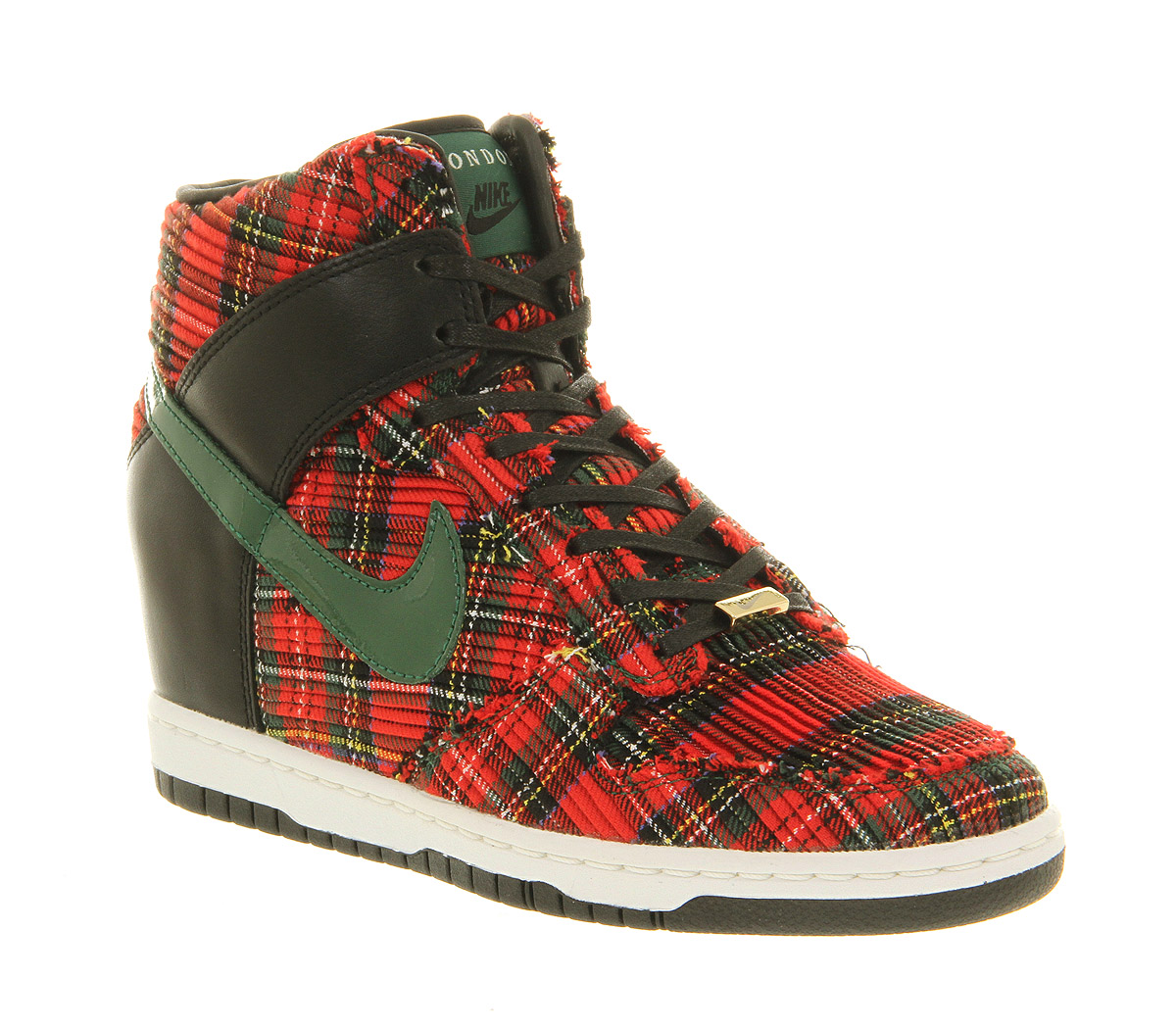green and red trainers