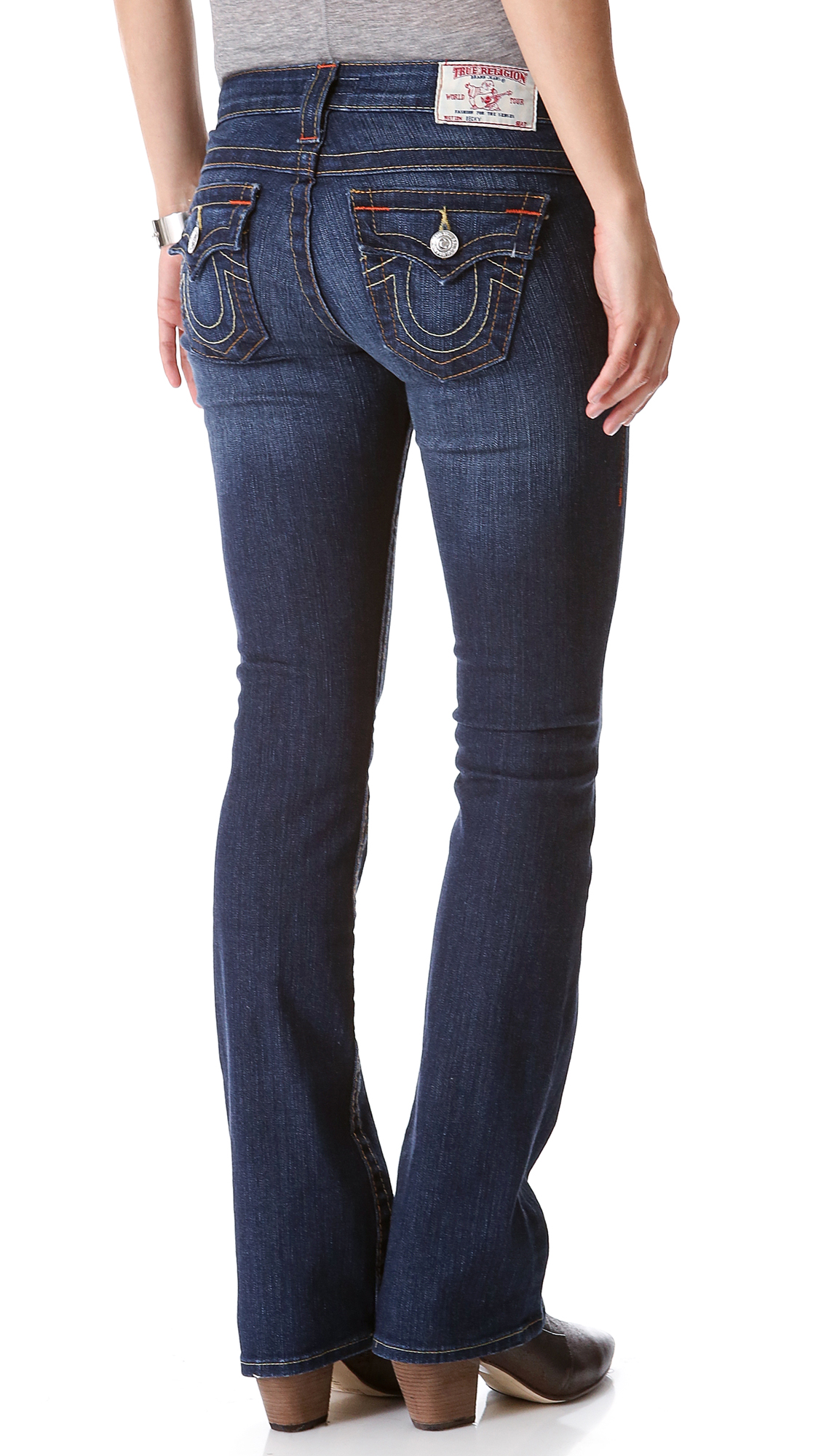 Lyst - True Religion Becky Petite Boot Cut Jeans