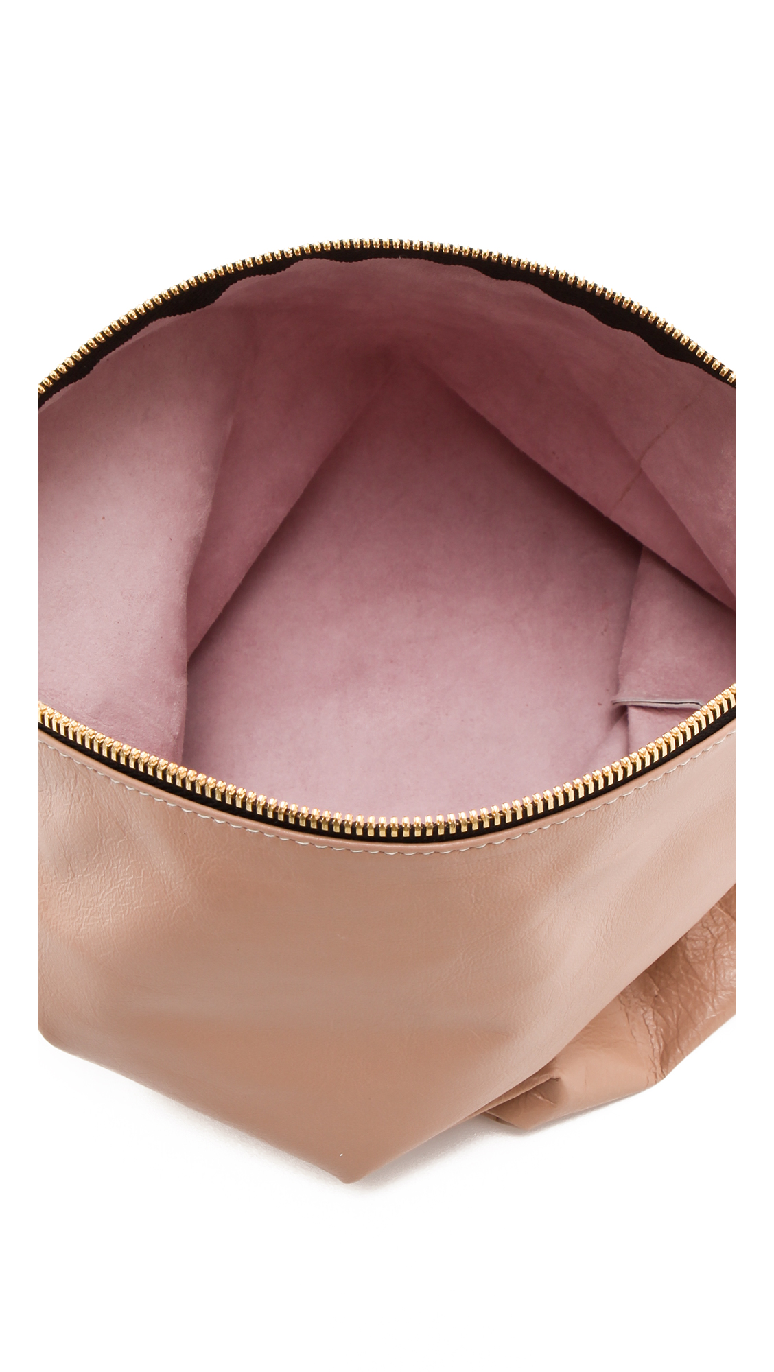 Clare V. Fold Over Clutch in Natural | Lyst Canada
