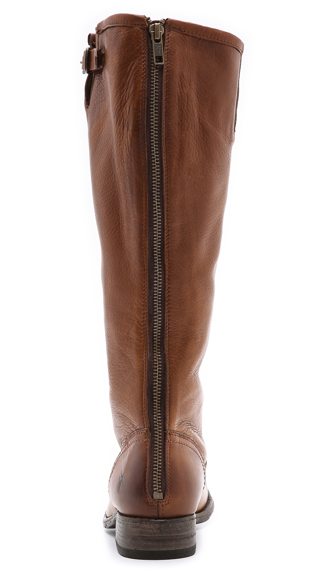 Frye Pippa Back Zip Tall Boots in Cognac (Brown) | Lyst