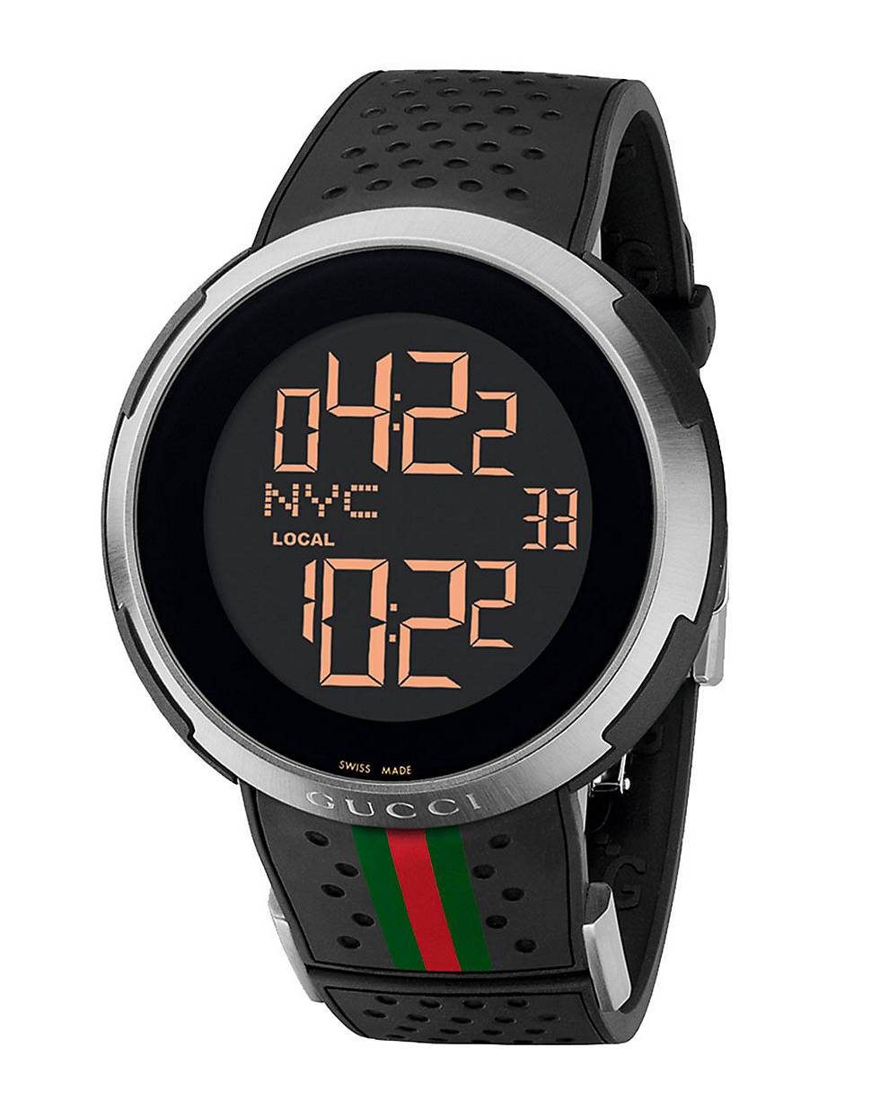 how to set gucci digital watch