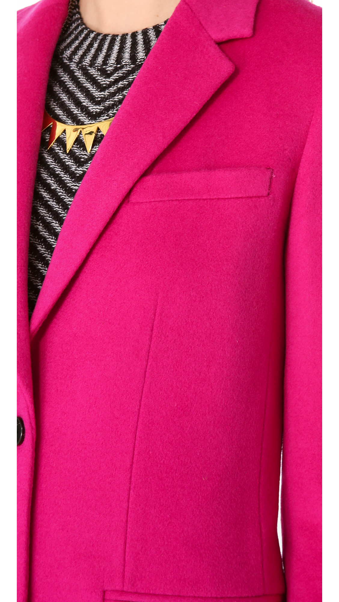 coat wool joseph fuschia pink coats shopbop clothing