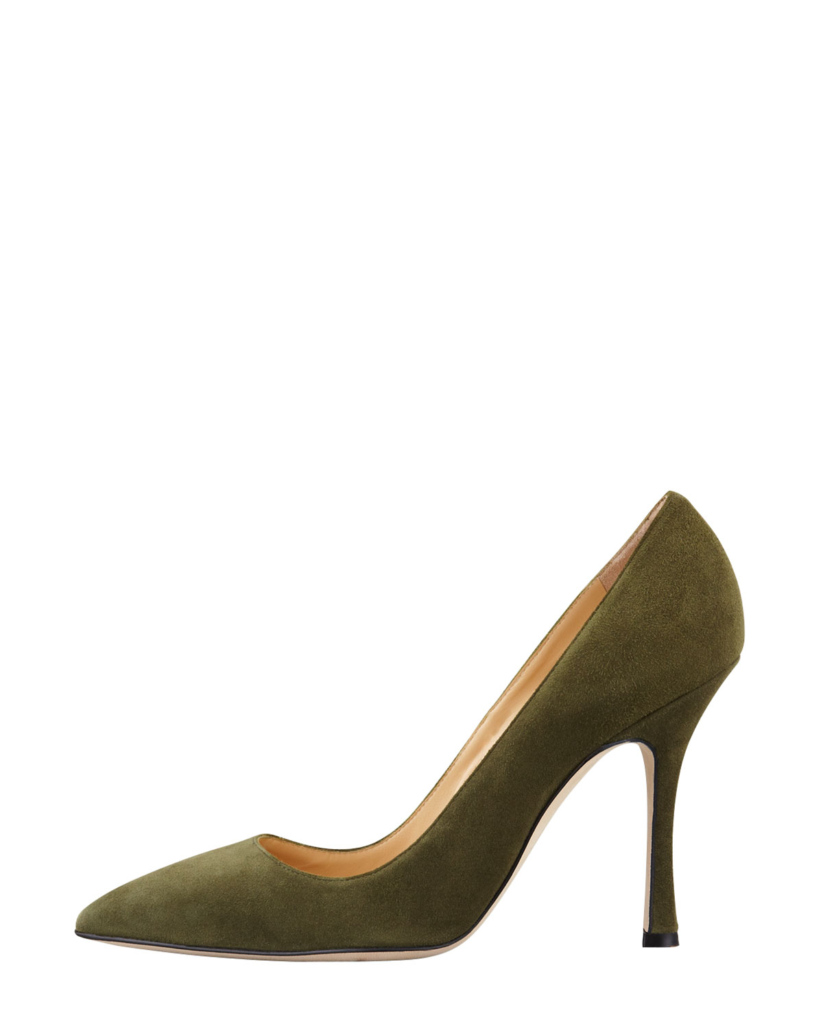 olive green pumps