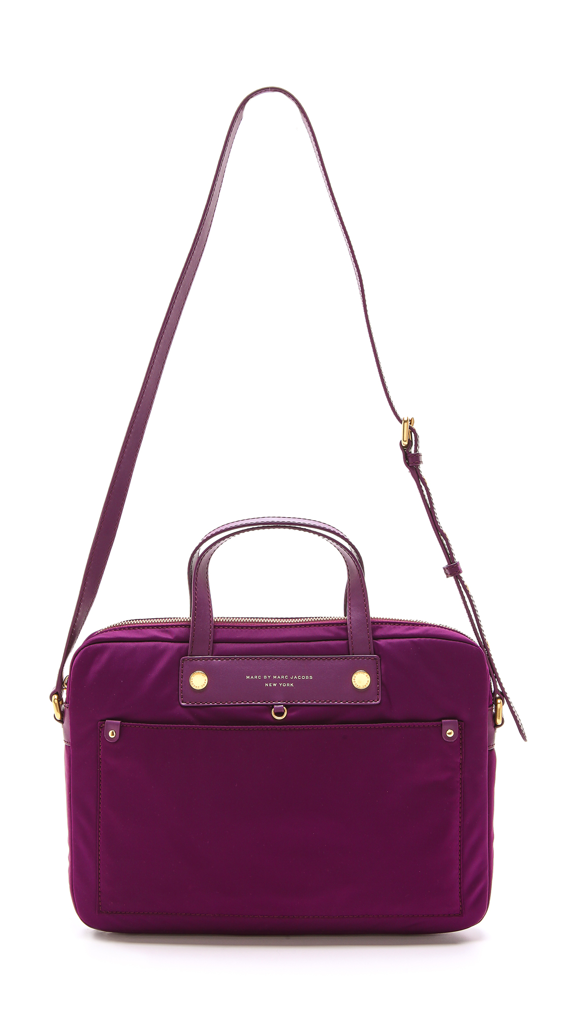 Marc By Marc Jacobs Preppy Nylon 13 Commuter Computer Bag in Purple | Lyst