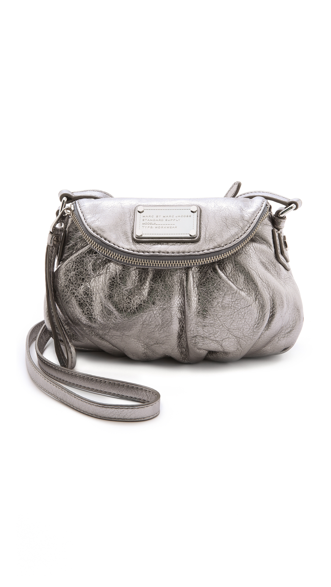 Lyst Marc By Marc Jacobs Classic Q Mini Natasha Bag in Metallic