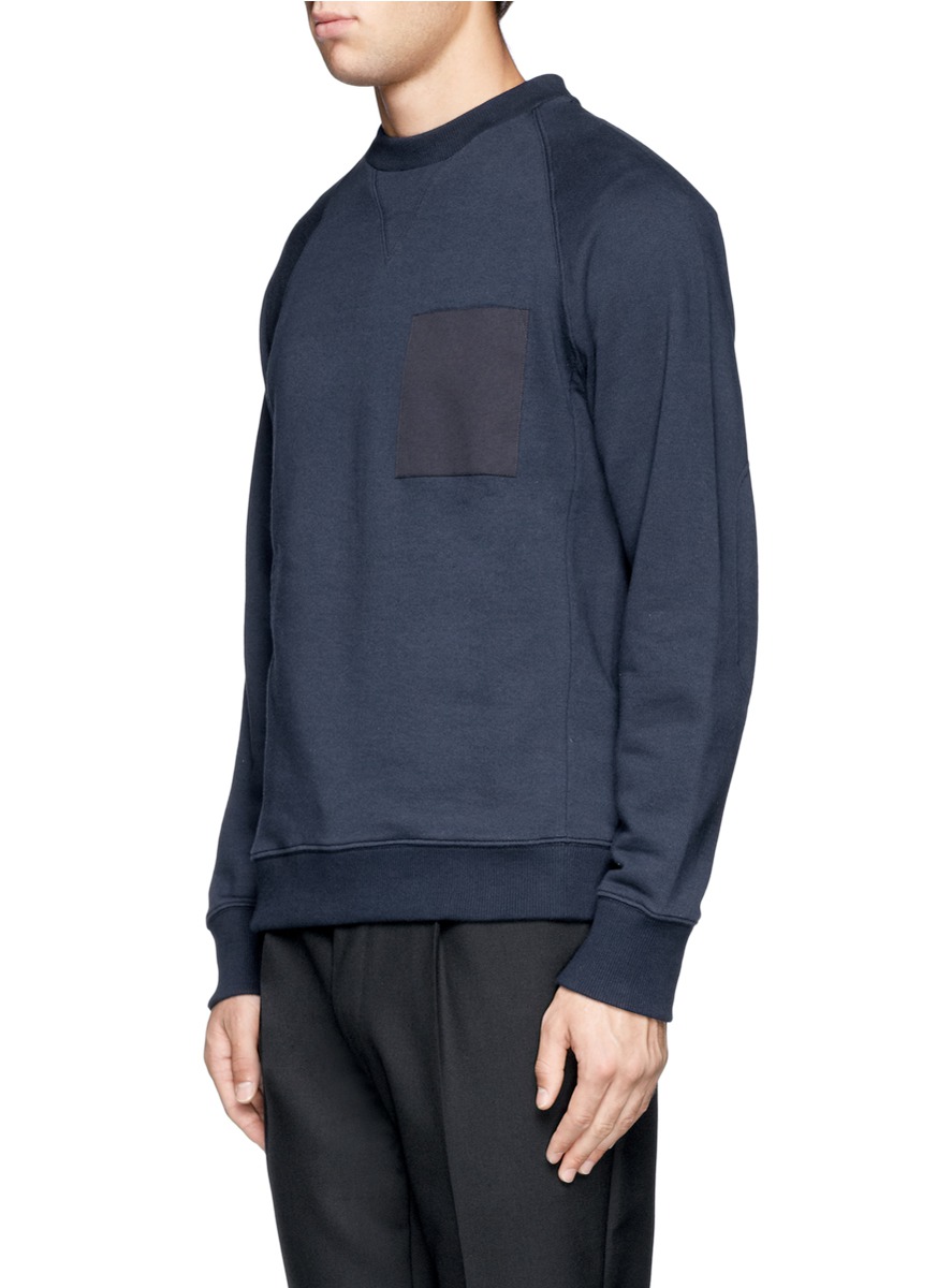 men's sweatshirt with chest pocket