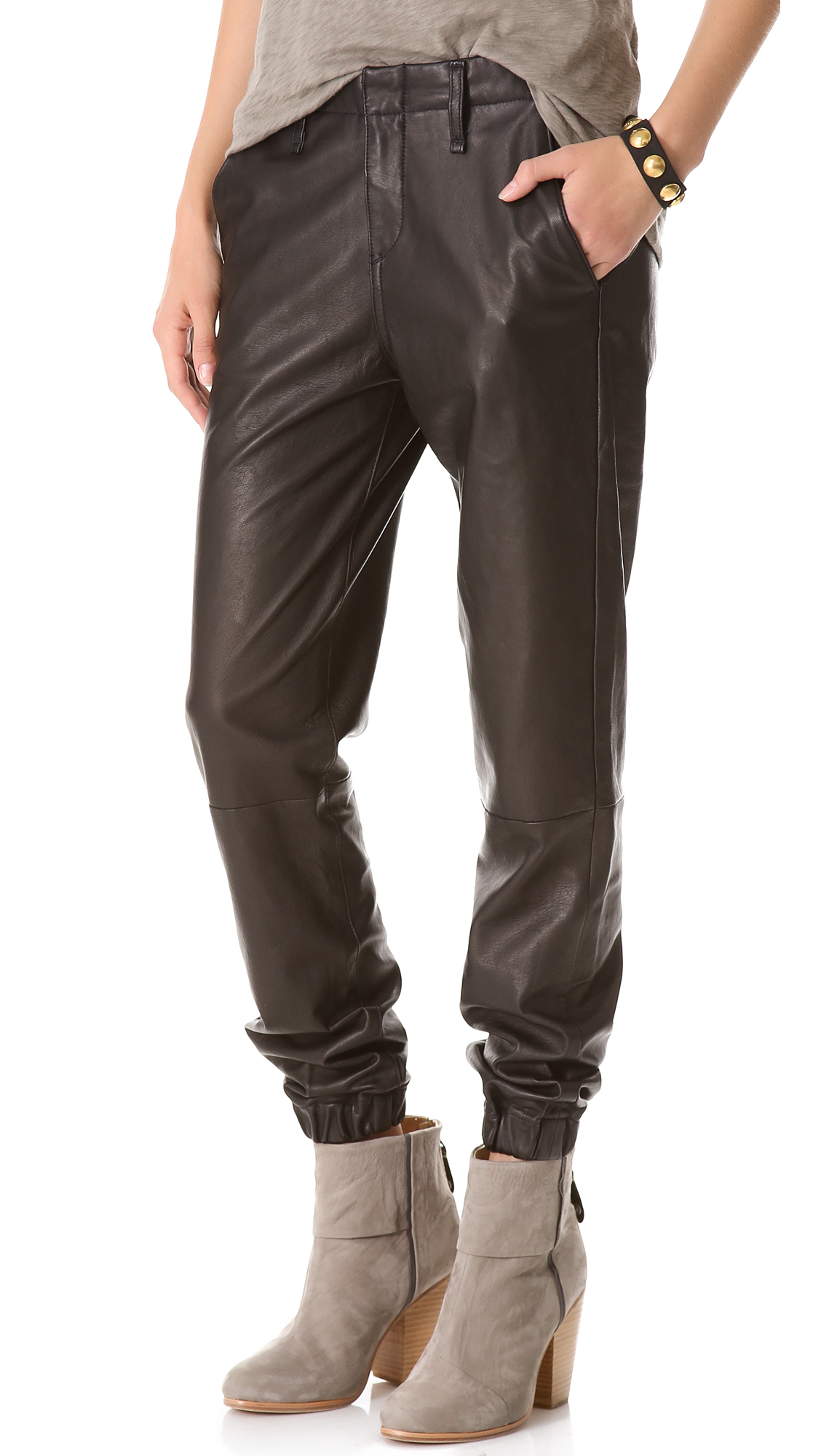 rag and bone black pants