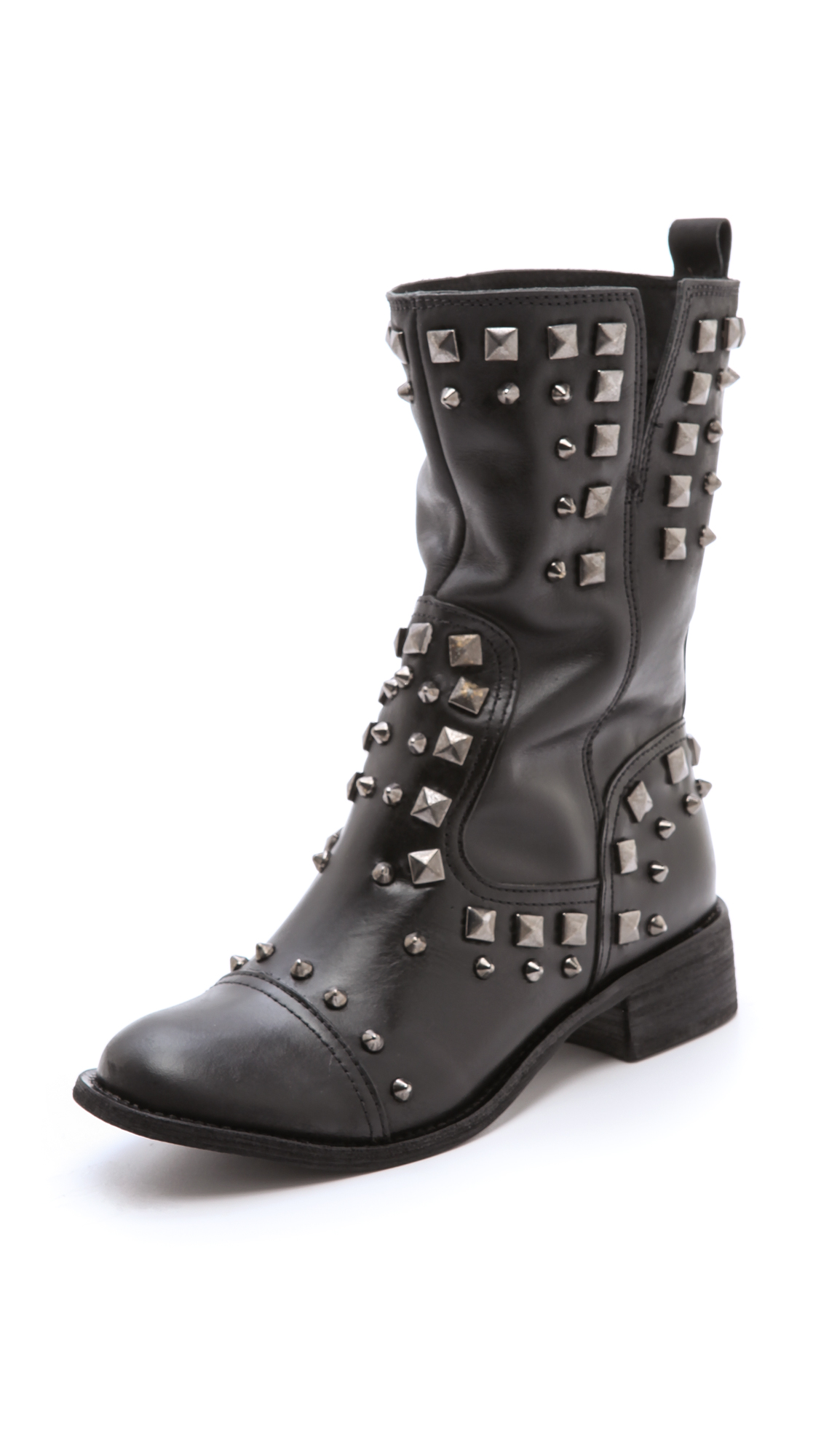 schutz studded heels