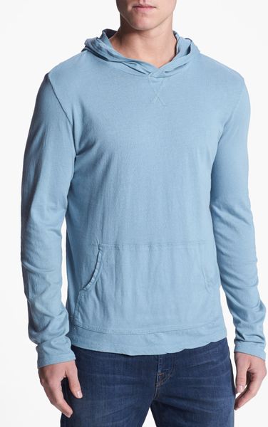 Threads For Thought Lightweight Organic Cotton Hoodie in Blue for Men ...