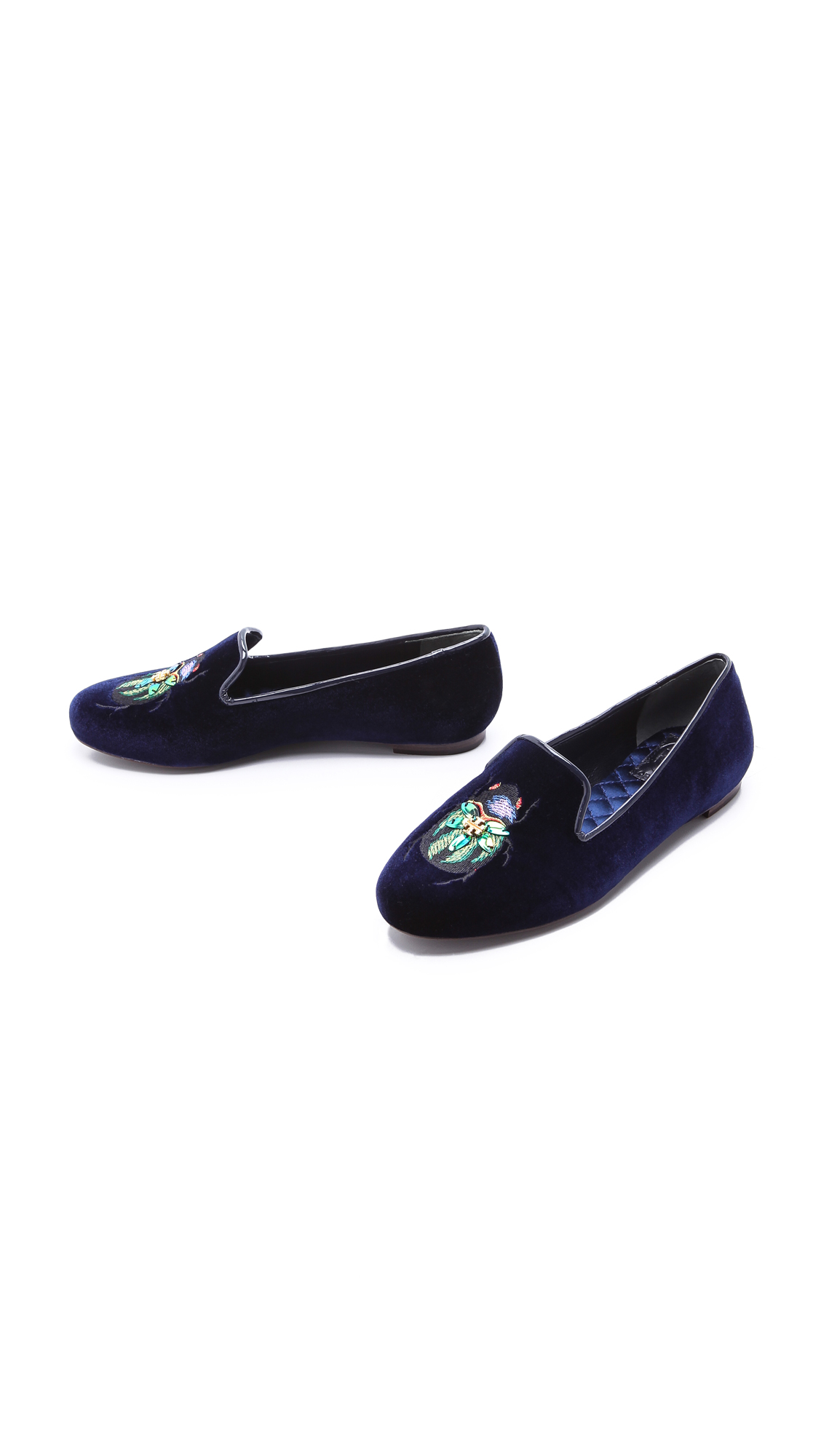 burch slippers lyst burch easton slippers in black burch slippers lyst burch easton slippers in black
