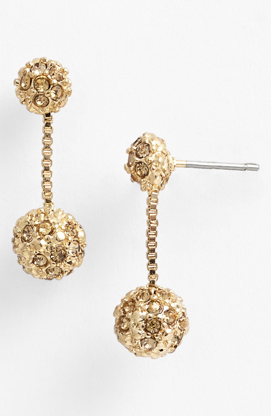 Anne Klein Fireball Drop Earrings in Gold (Topaz/gold) | Lyst