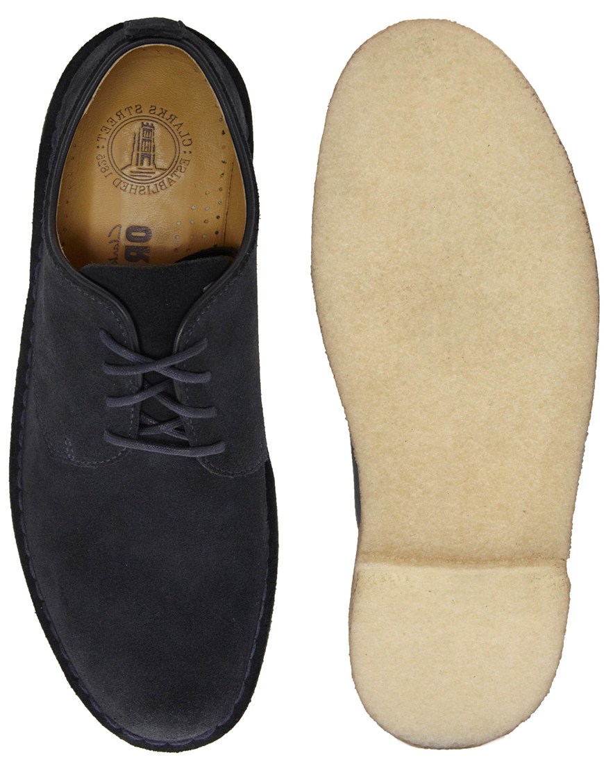 clarks desert london blue