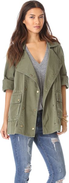 Current/elliott The Infantry Jacket in Green (Army) - Lyst