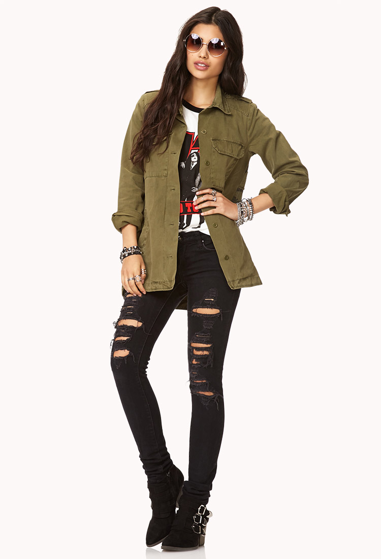 army jacket forever 21