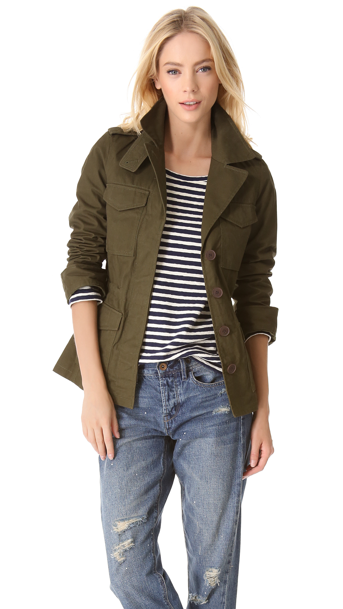 madewell green utility jacket