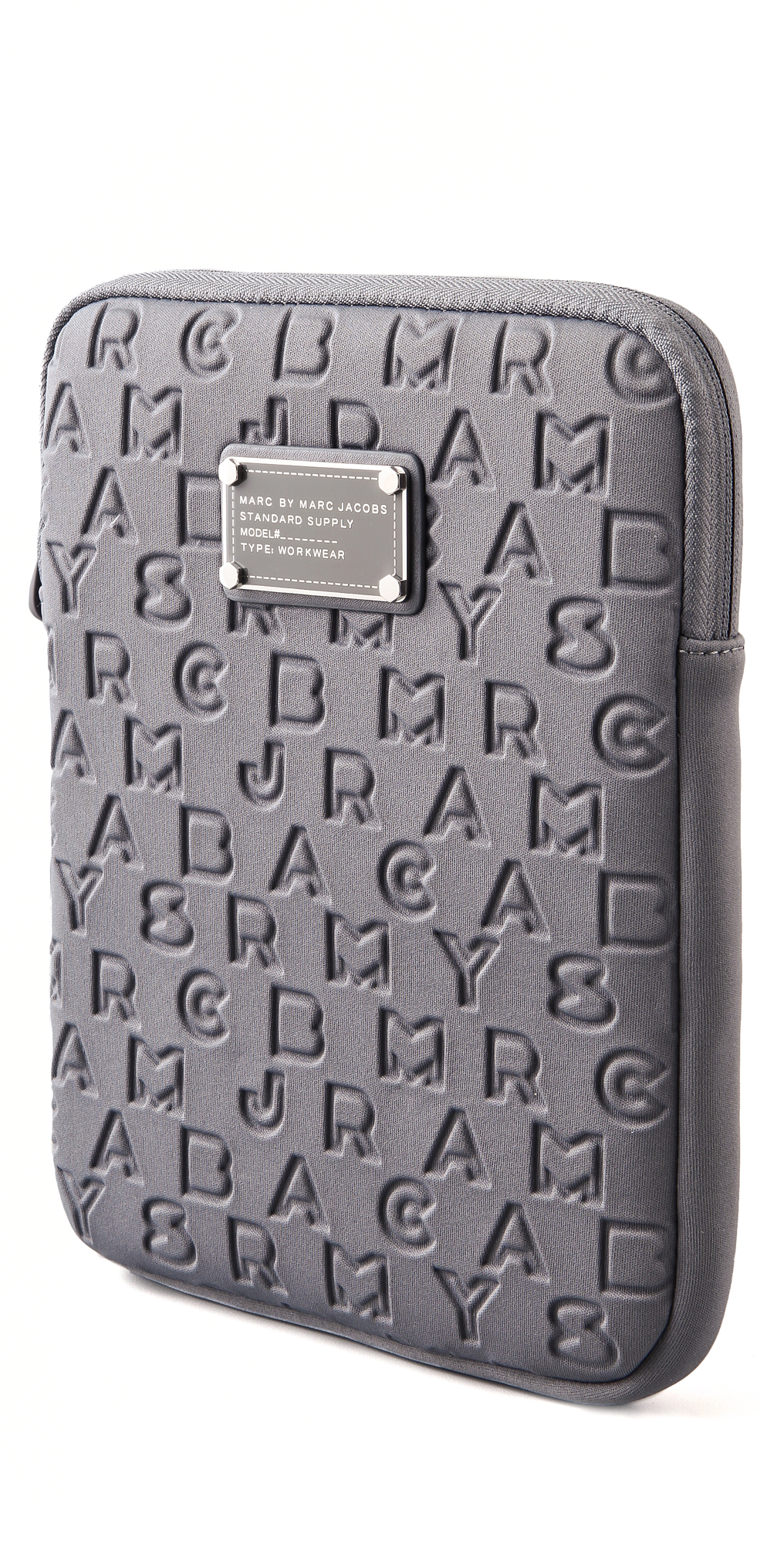 Marc By Marc Jacobs Dreamy Logo Neoprene Tablet Case in Gray | Lyst