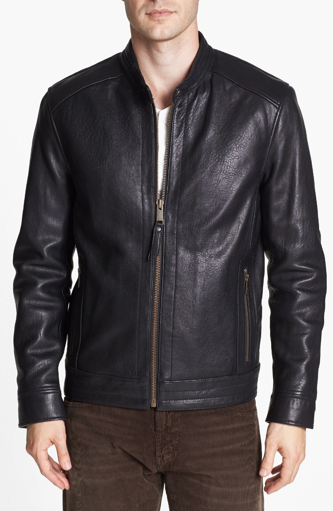 Marc New York By Andrew Marc Nicholls Leather Jacket in Black for Men ...