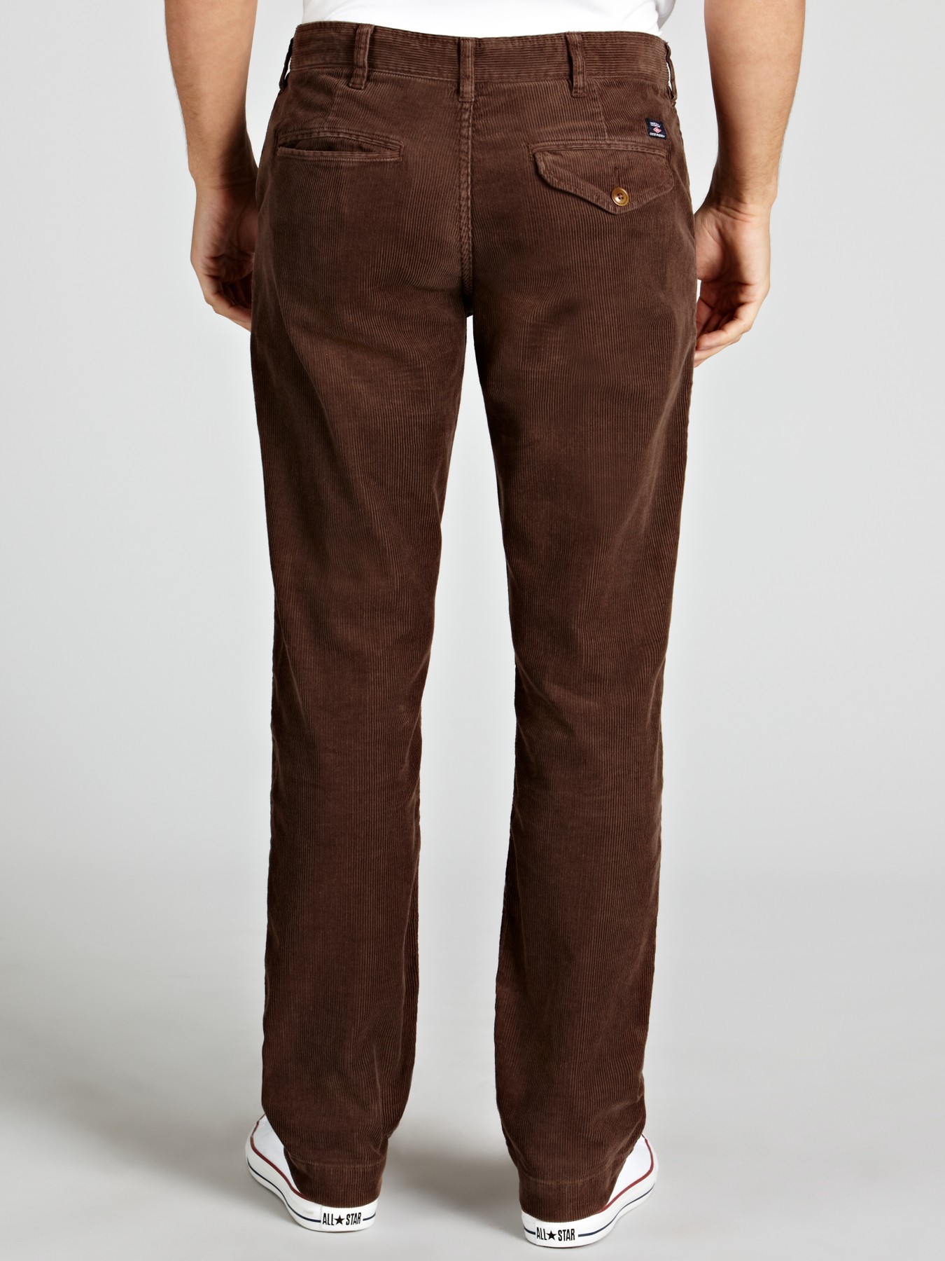 Barbour Joshua Cotton Corduroy Trousers in Olive (Brown) for Men - Lyst
