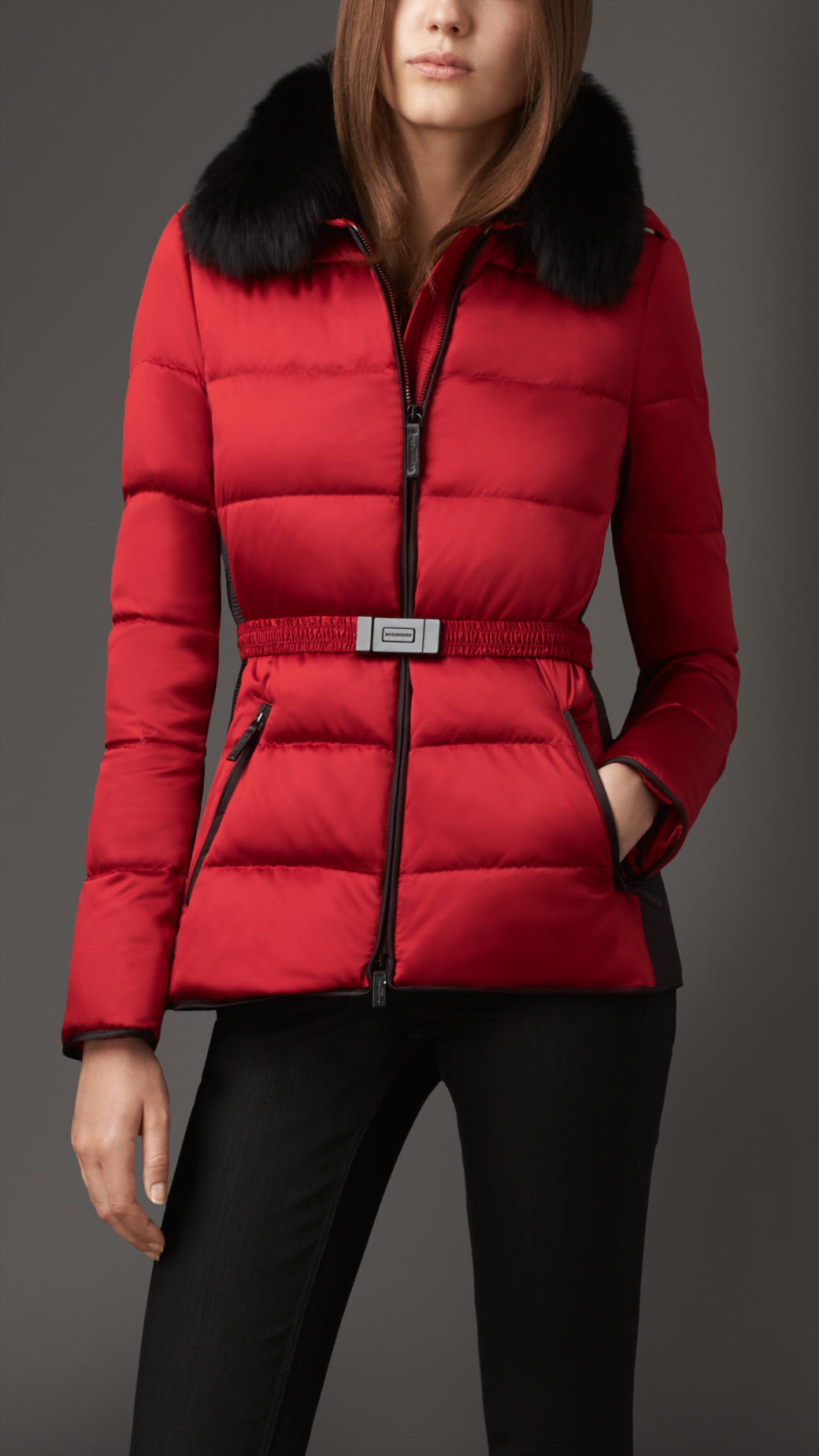 burberry womens red
