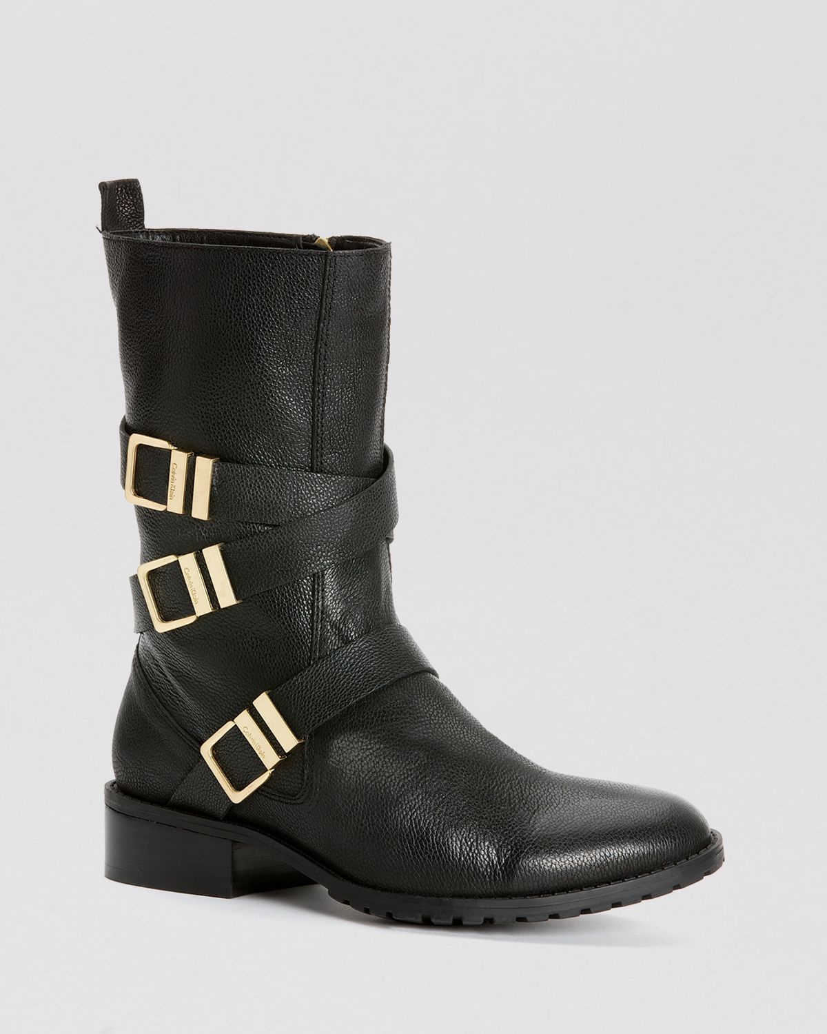 calvin klein biker boots