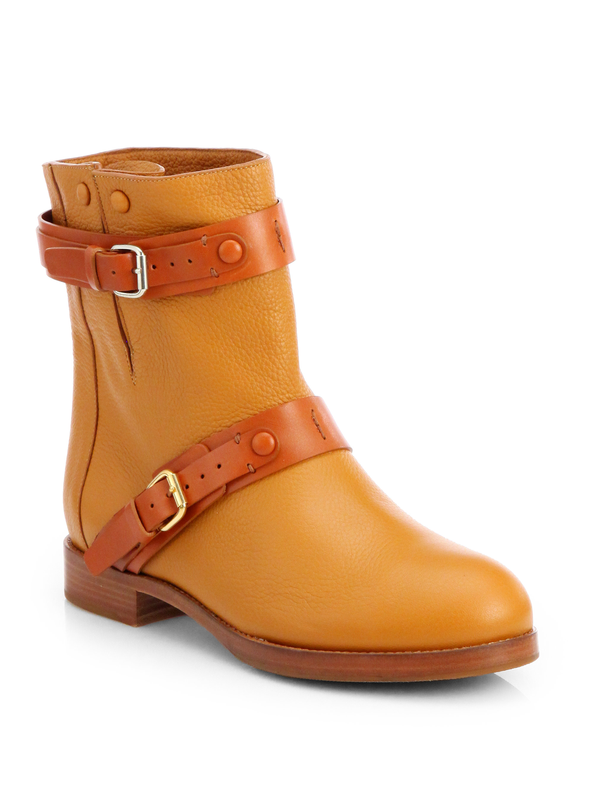 chloe biker boots