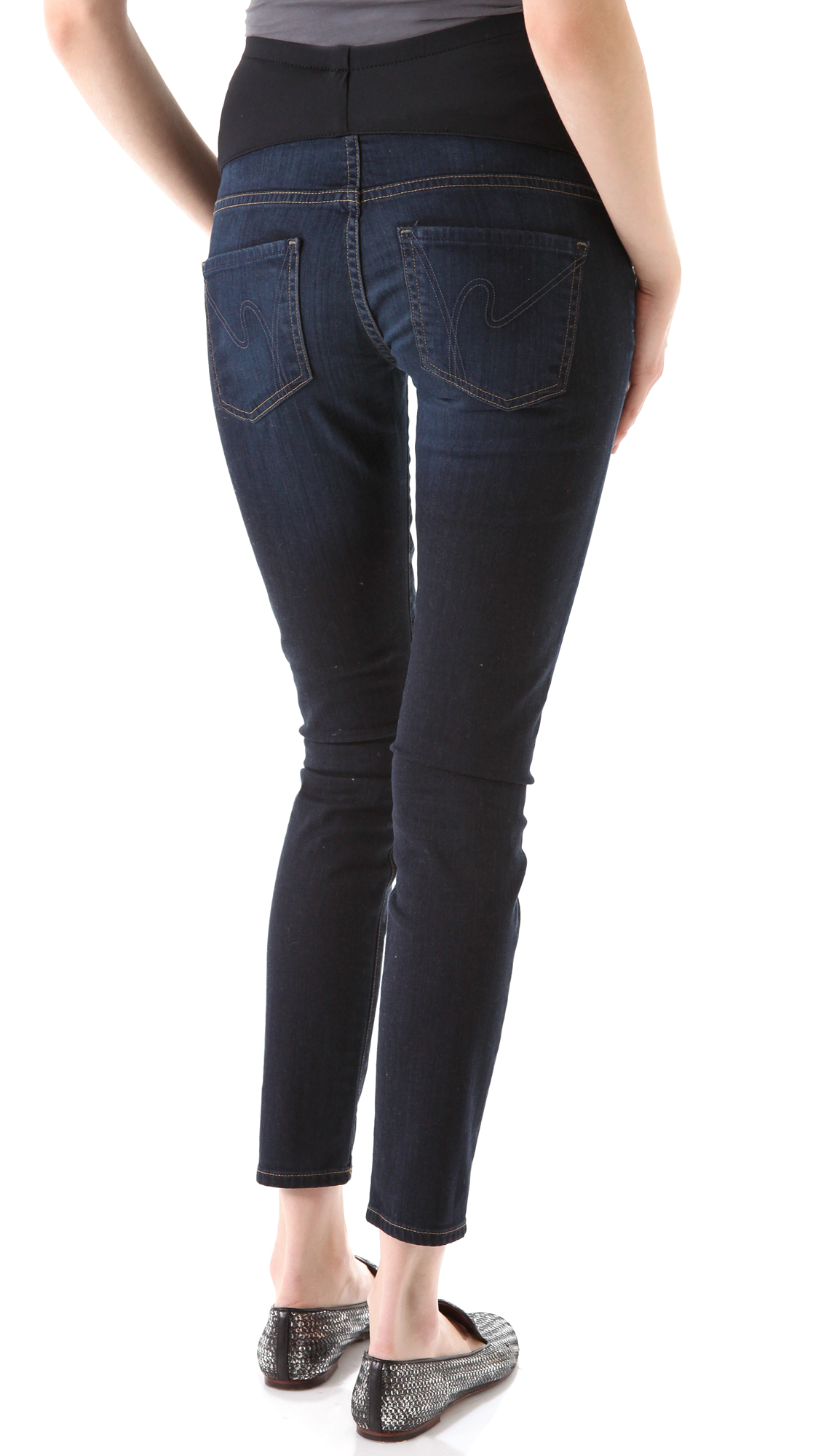 Citizens of Humanity Thompson Skinny Maternity Jeans in Blue - Lyst