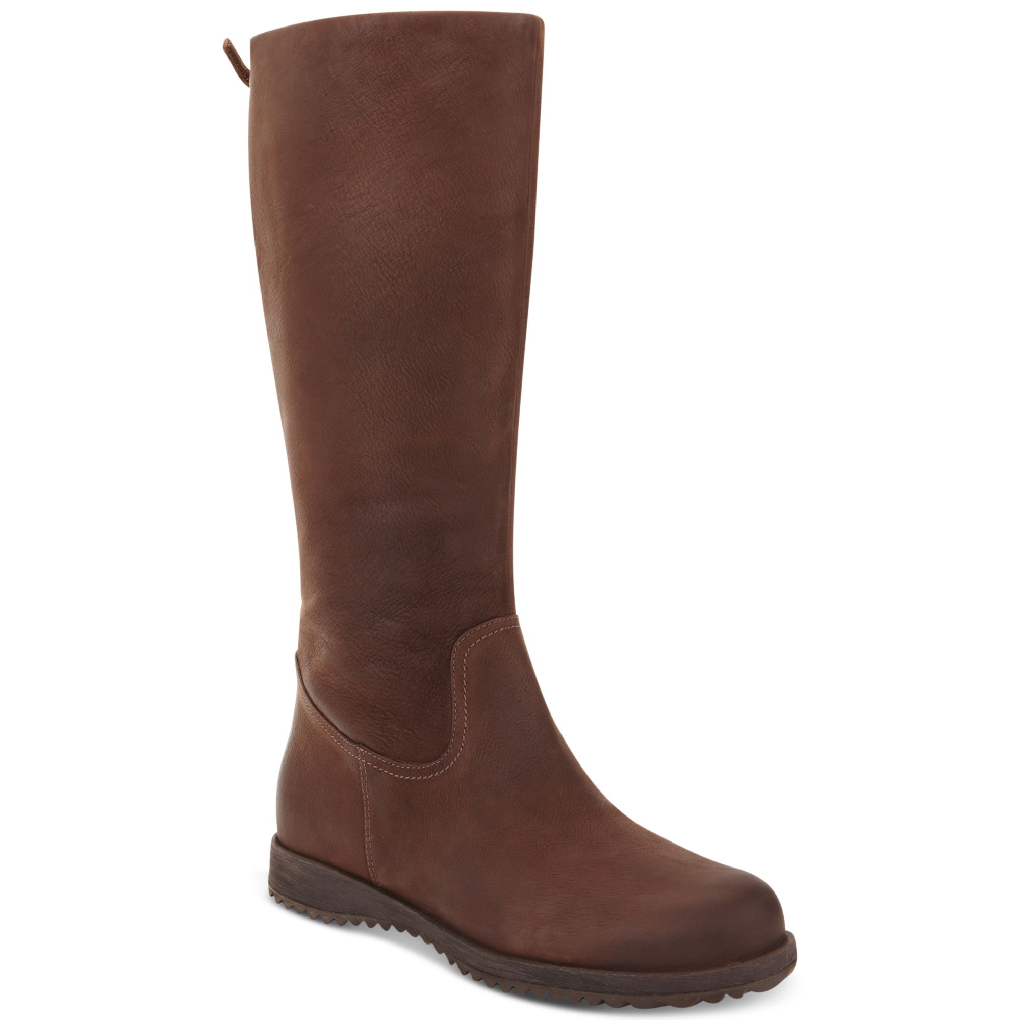 Ecco North-way Faux-fur Tall Boots in Brown (Sepia) | Lyst