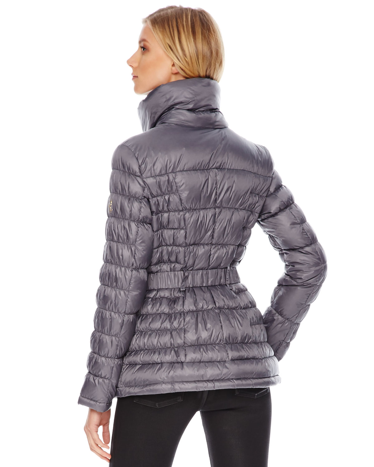 michael kors grey puffer coat