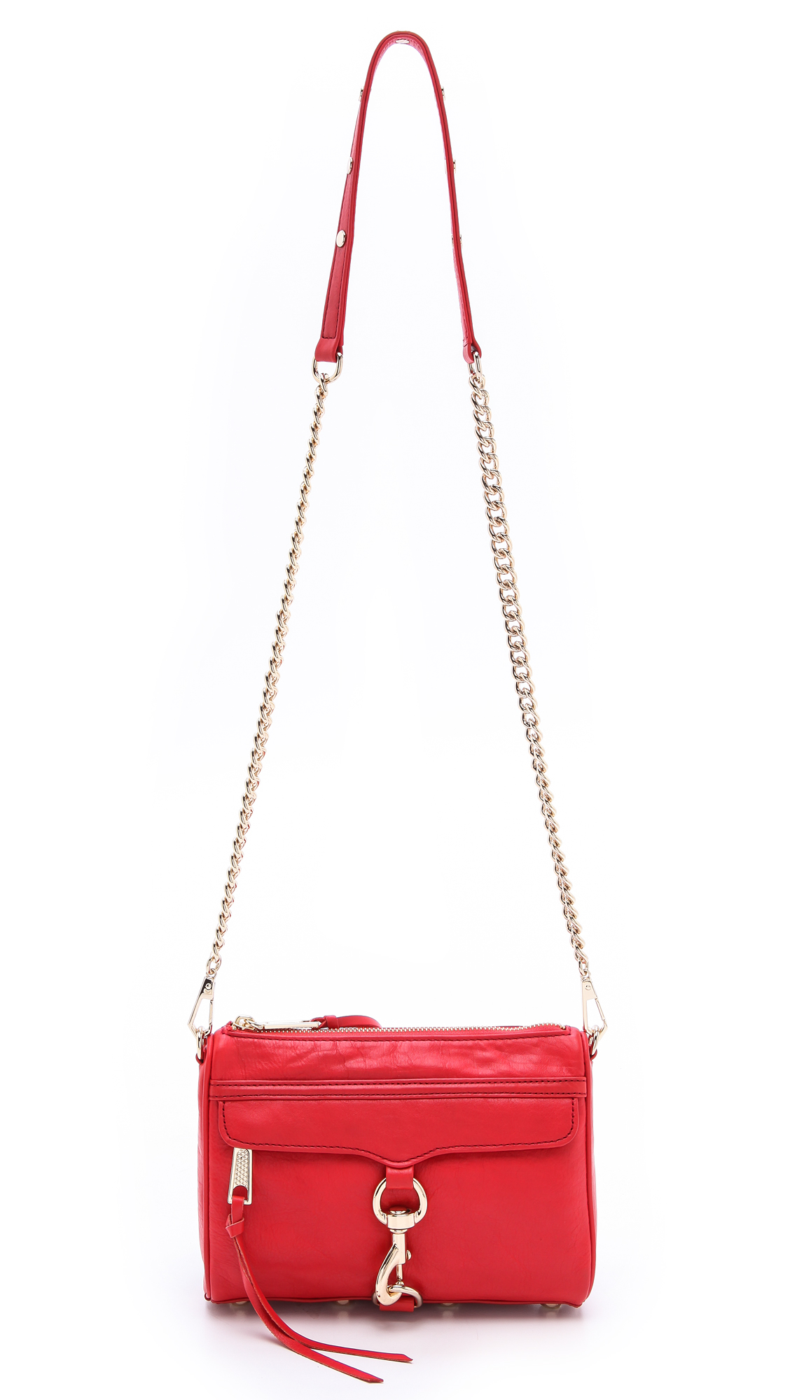 Rebecca Minkoff Mini Mac Bag in Red Lyst