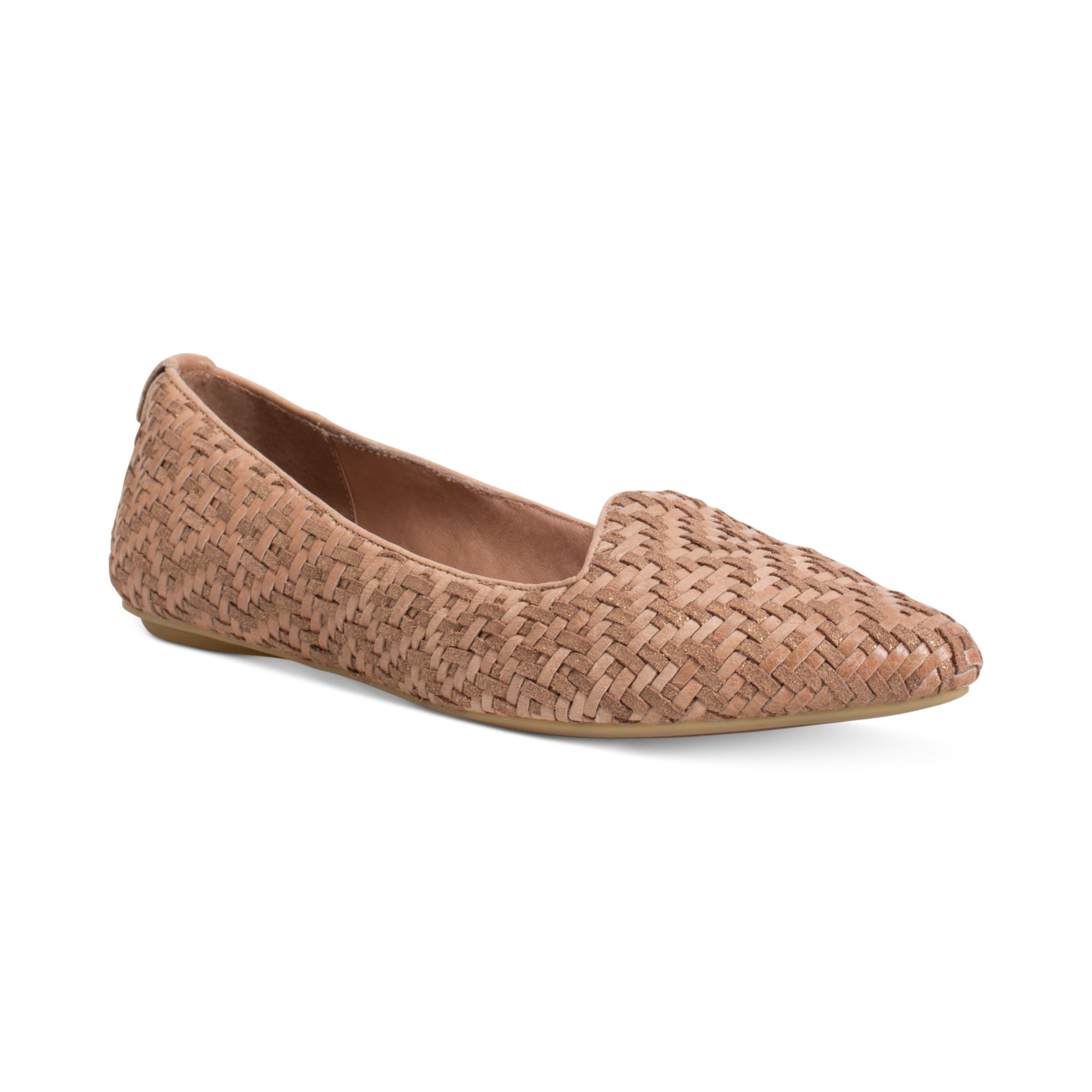 Elliott lucca Bonita Woven Flats in Brown Lyst