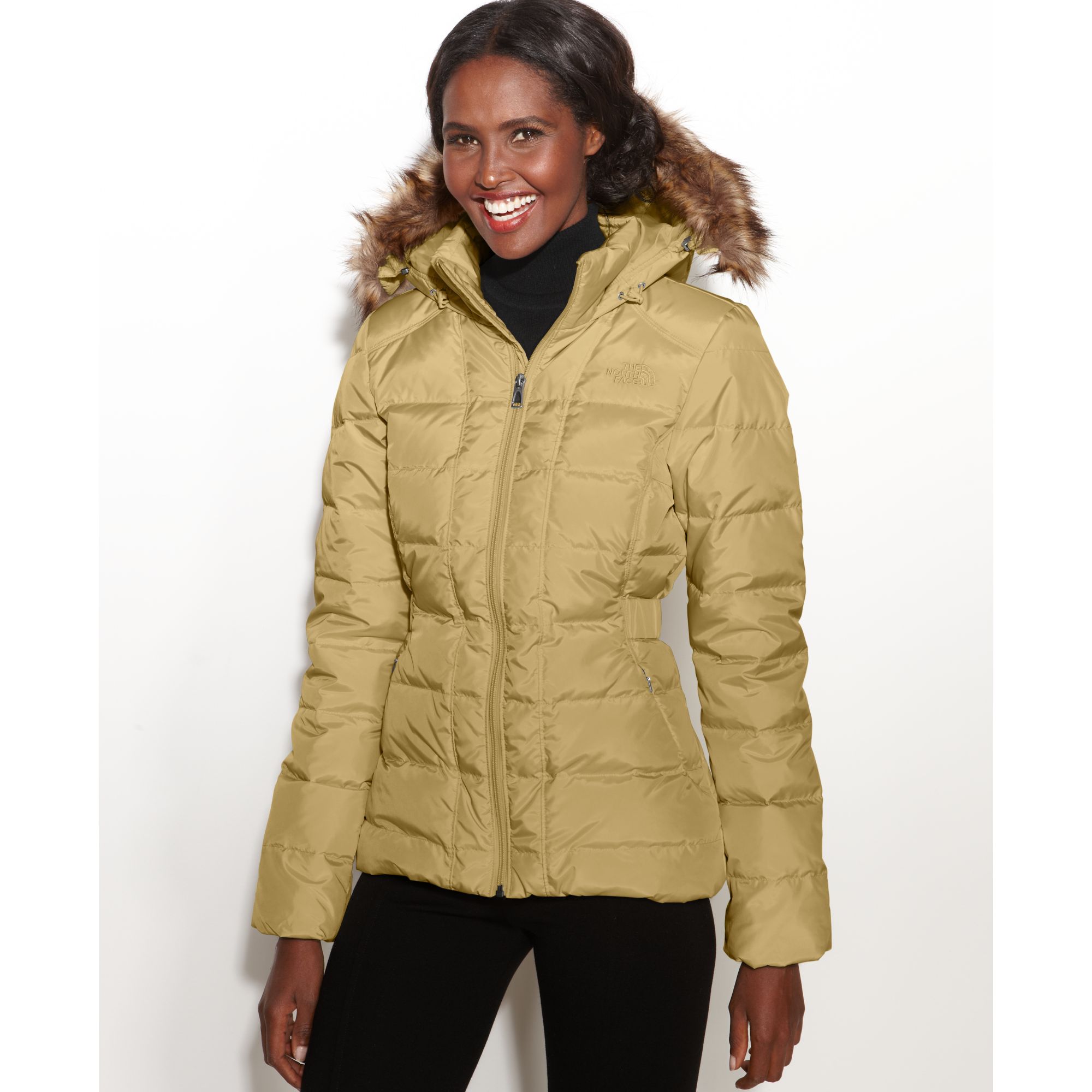 north face puffer jacket women's with fur