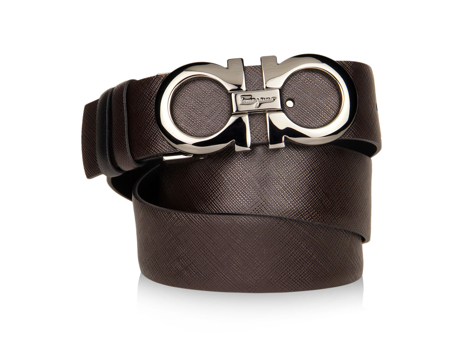 Ferragamo Adjustable and Reversible Belt in Brown - Lyst