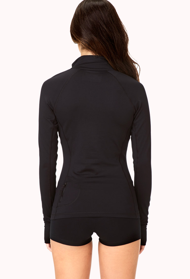 black athletic jacket