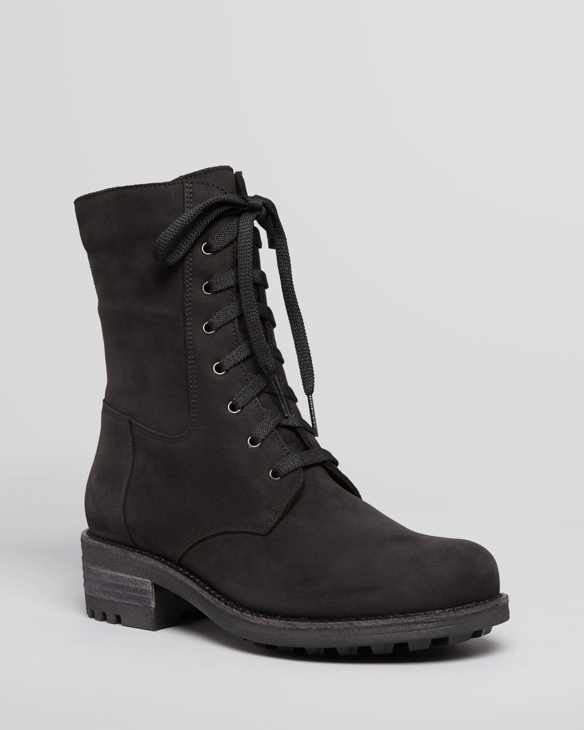 La Canadienne Lace Up Boots - Carolina in Black - Lyst