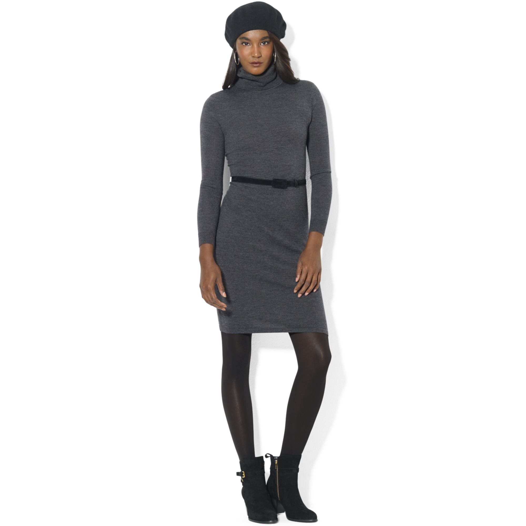ralph lauren turtleneck dress