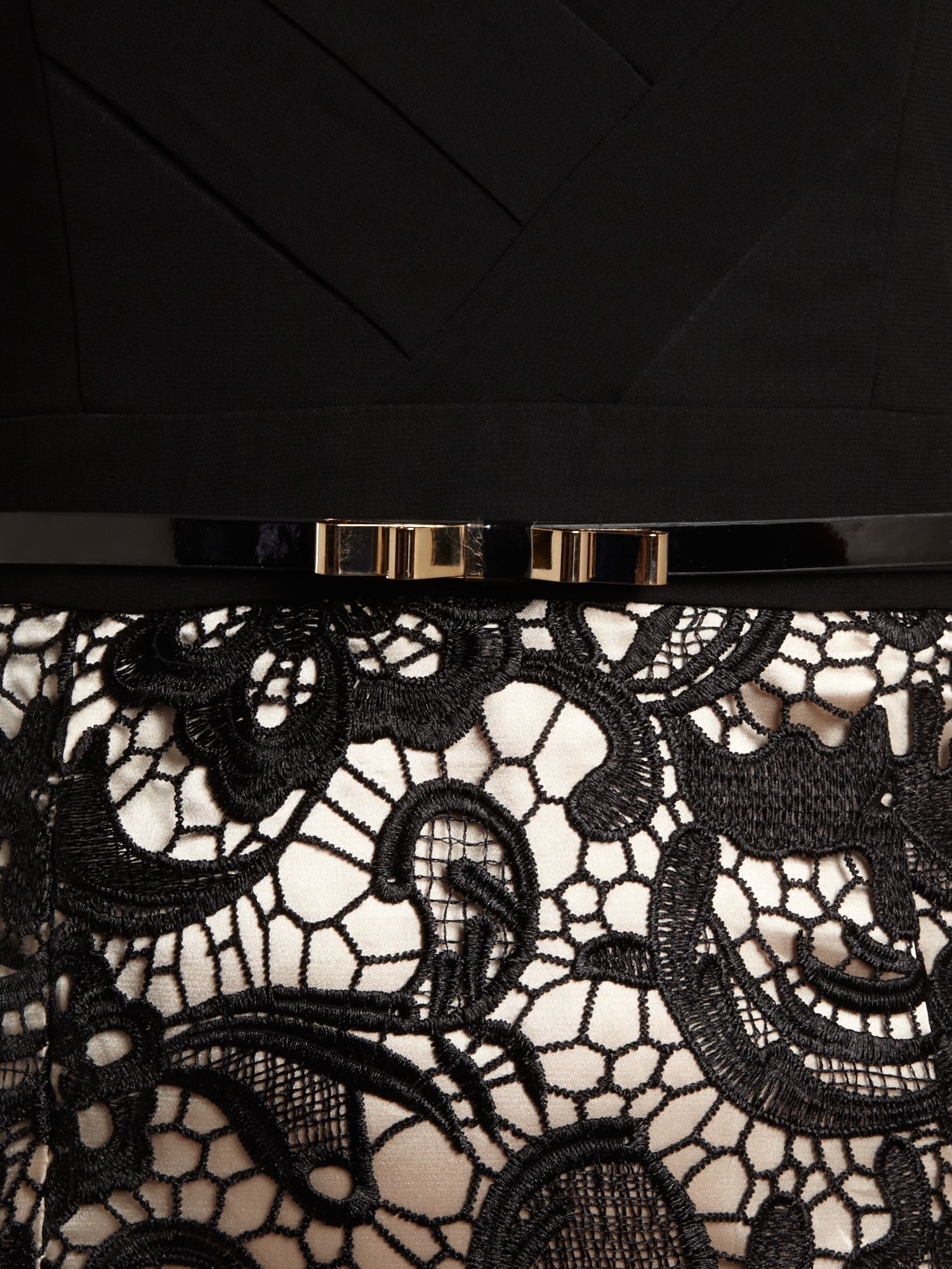 Little mistress Lace Skirt Dress in Black Lyst