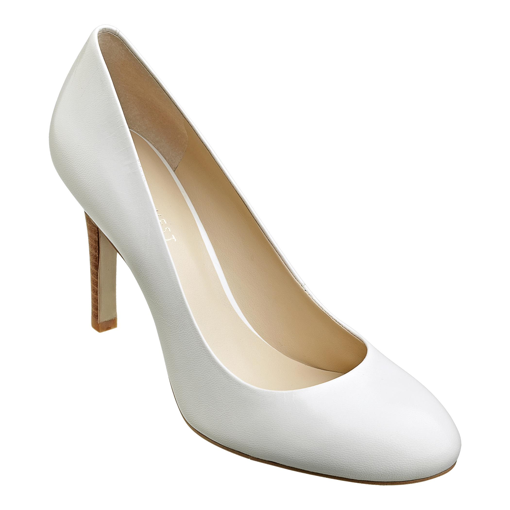 Nine Toe Pump in White Leather (White) Lyst