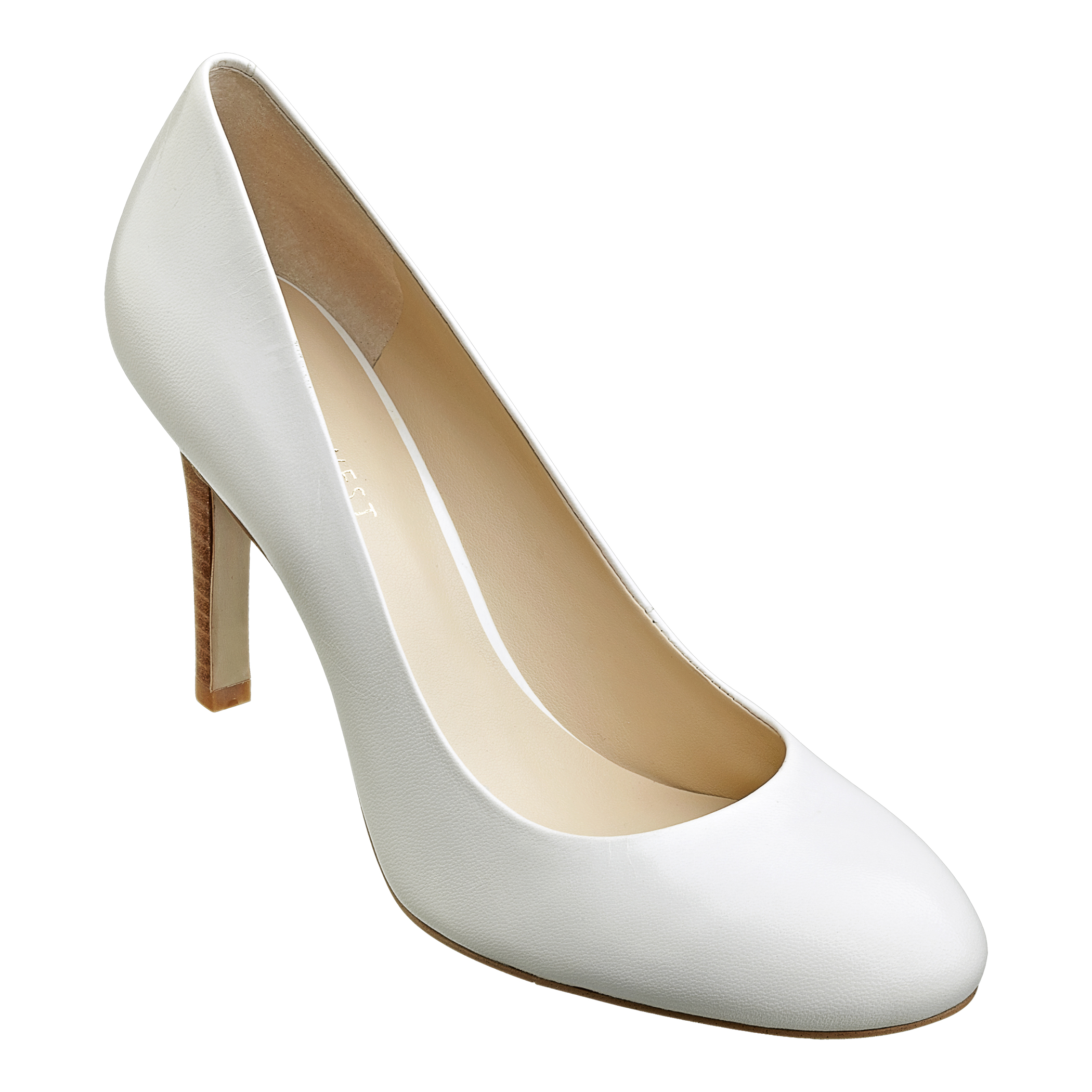 white round toe pumps