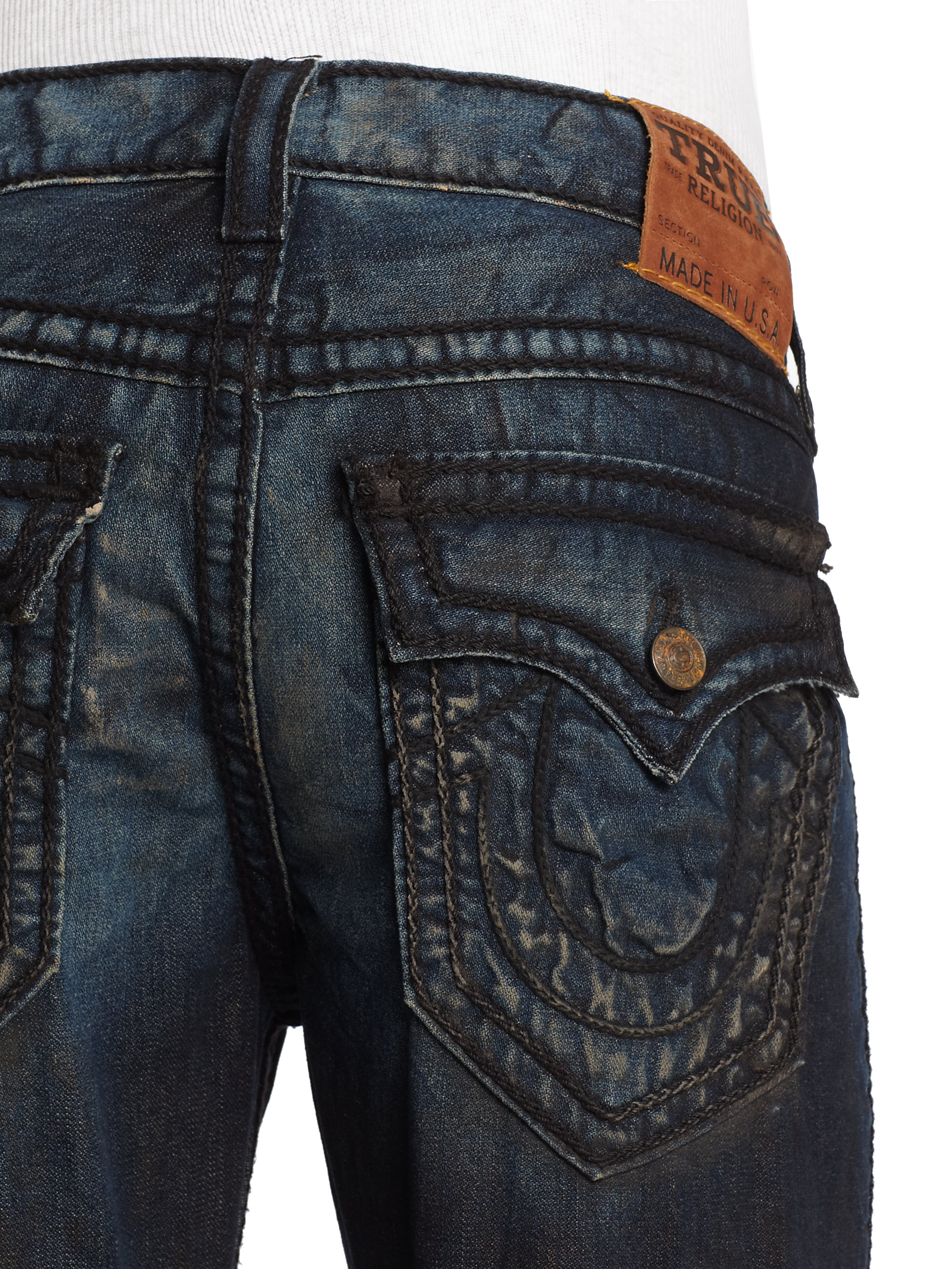 true religion rope stitch jeans