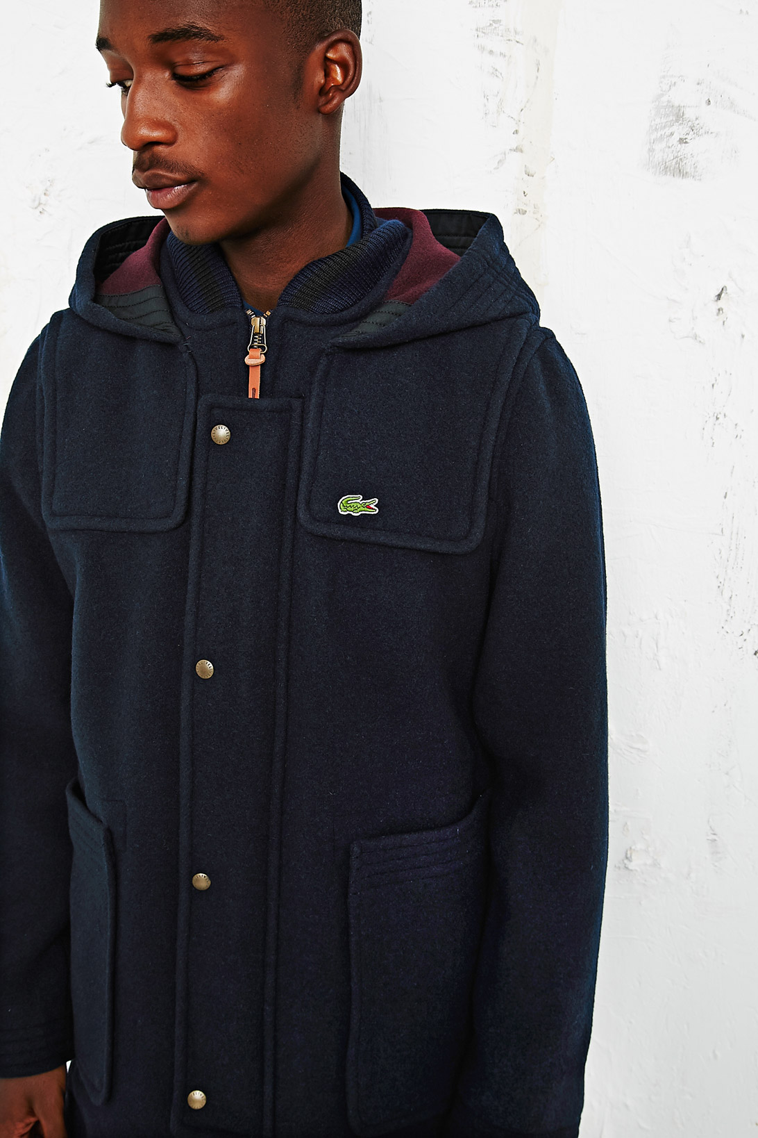 lacoste duffle coat