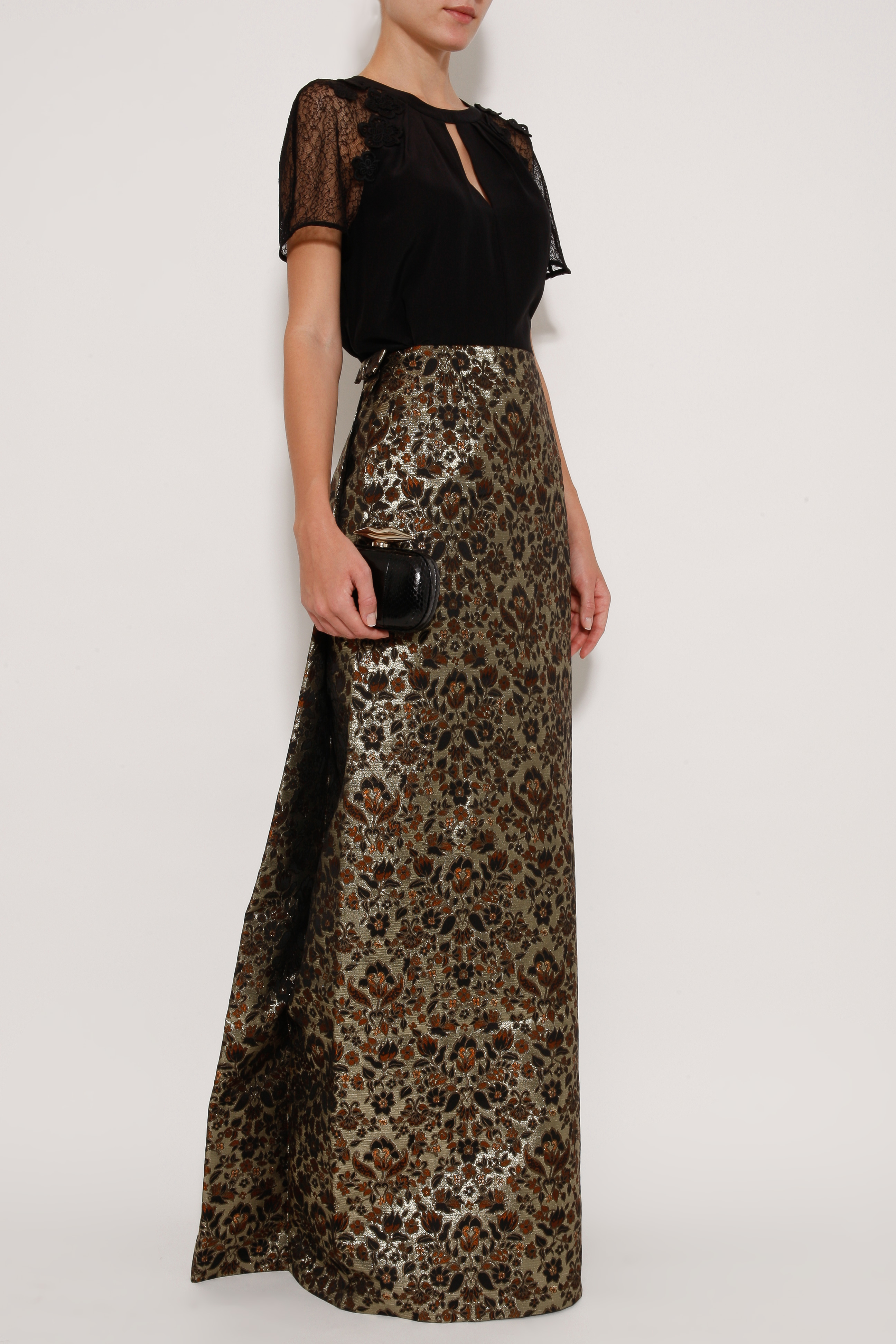 brocade skirt maxi