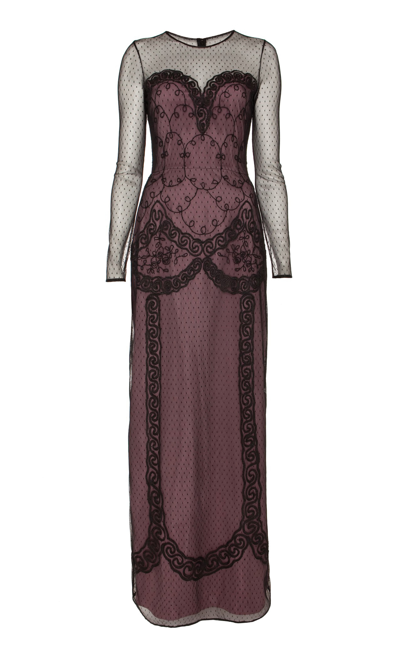 Lyst Temperley London Long Luisa Dress in Purple