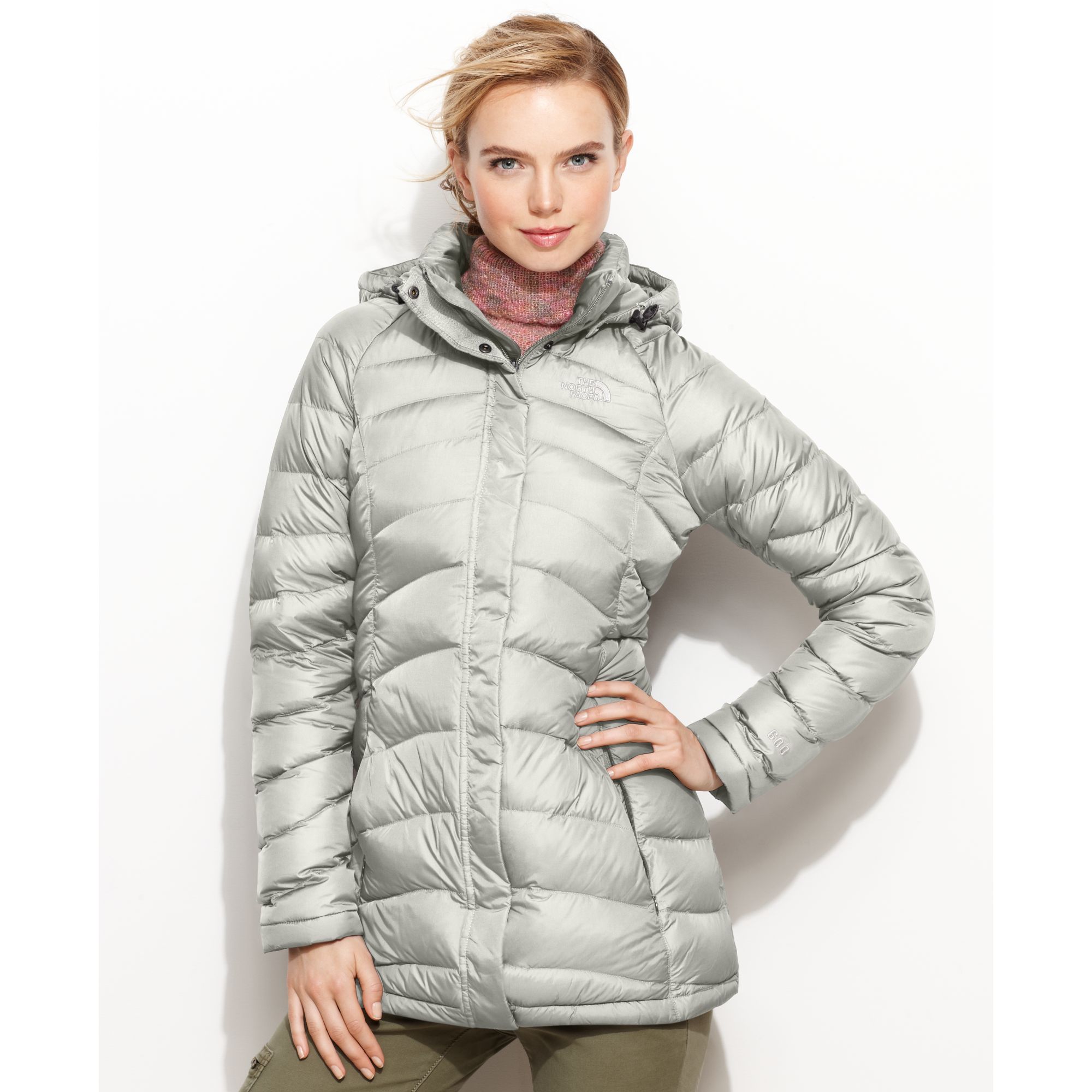 north face women's hooded puffer jacket