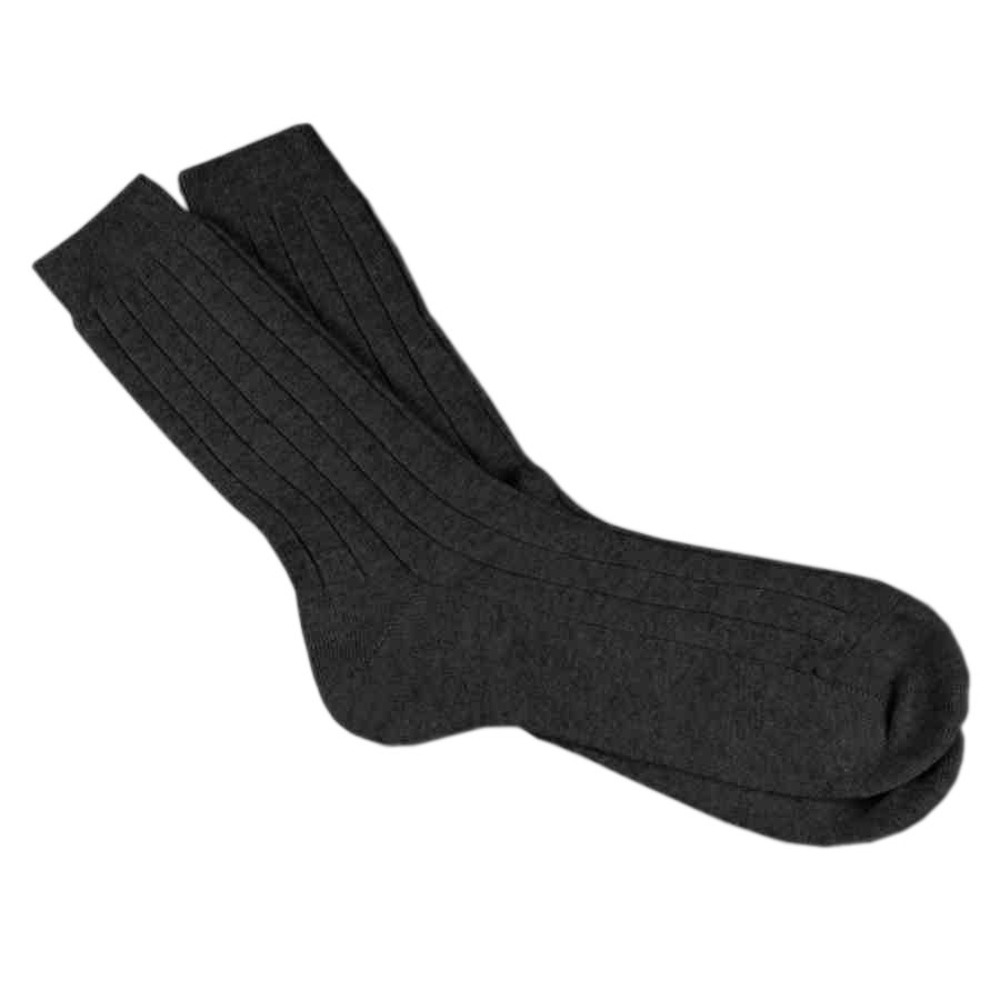 Black Men's Black Cashmere Socks for Men - Lyst