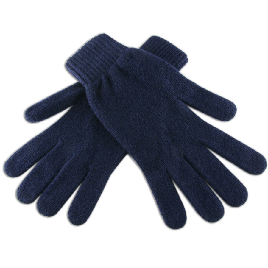 mens navy blue gloves