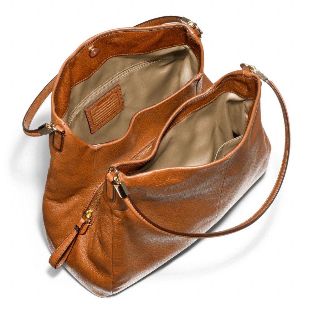 Lyst Coach Madison Small Phoebe Shoulder Bag In Leather Brown