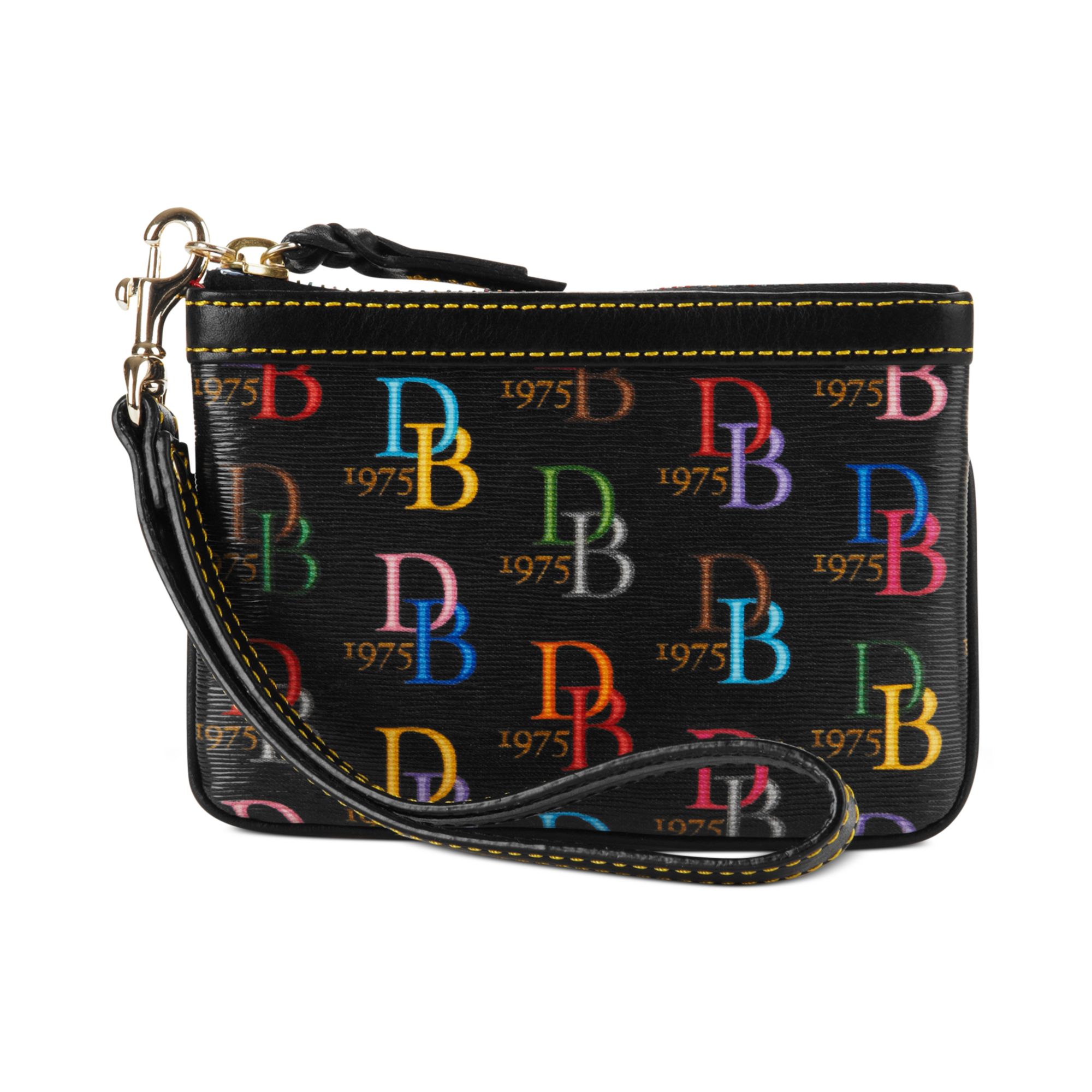 Dooney & Bourke Multi Db Medium Wristlet in Black/Black (Black) Lyst