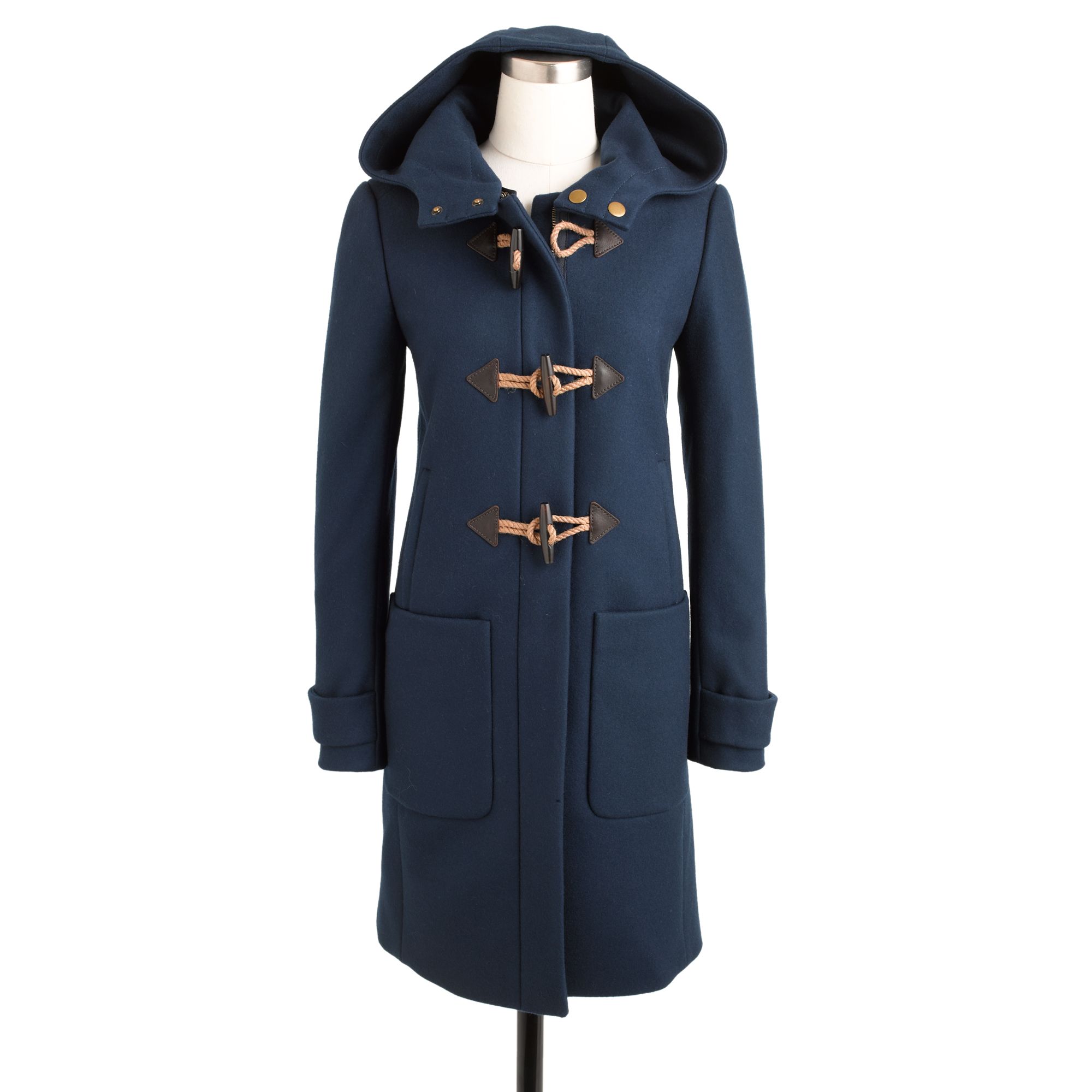 J.crew Convertible Toggle Coat in Blue | Lyst