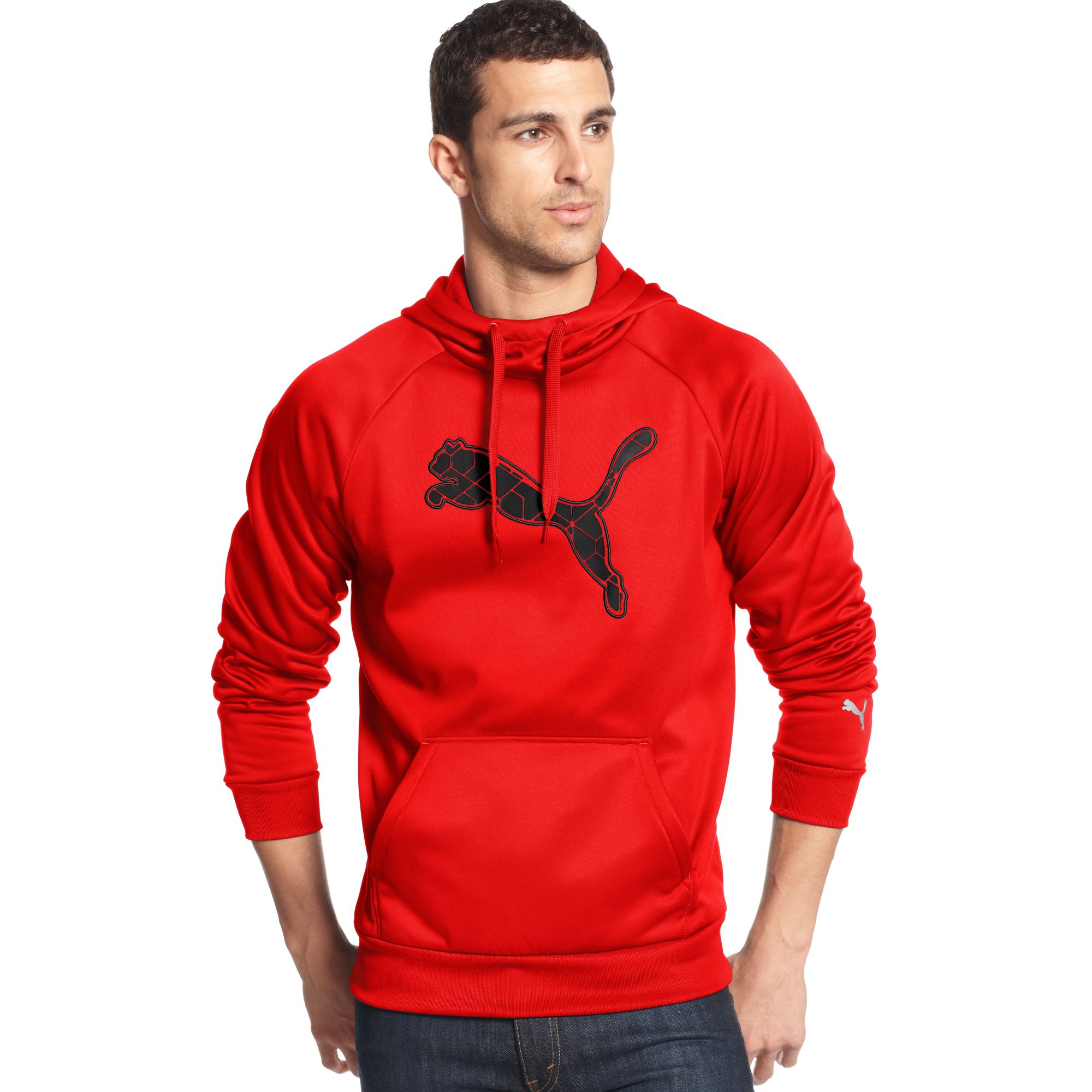 red puma sweatshirt