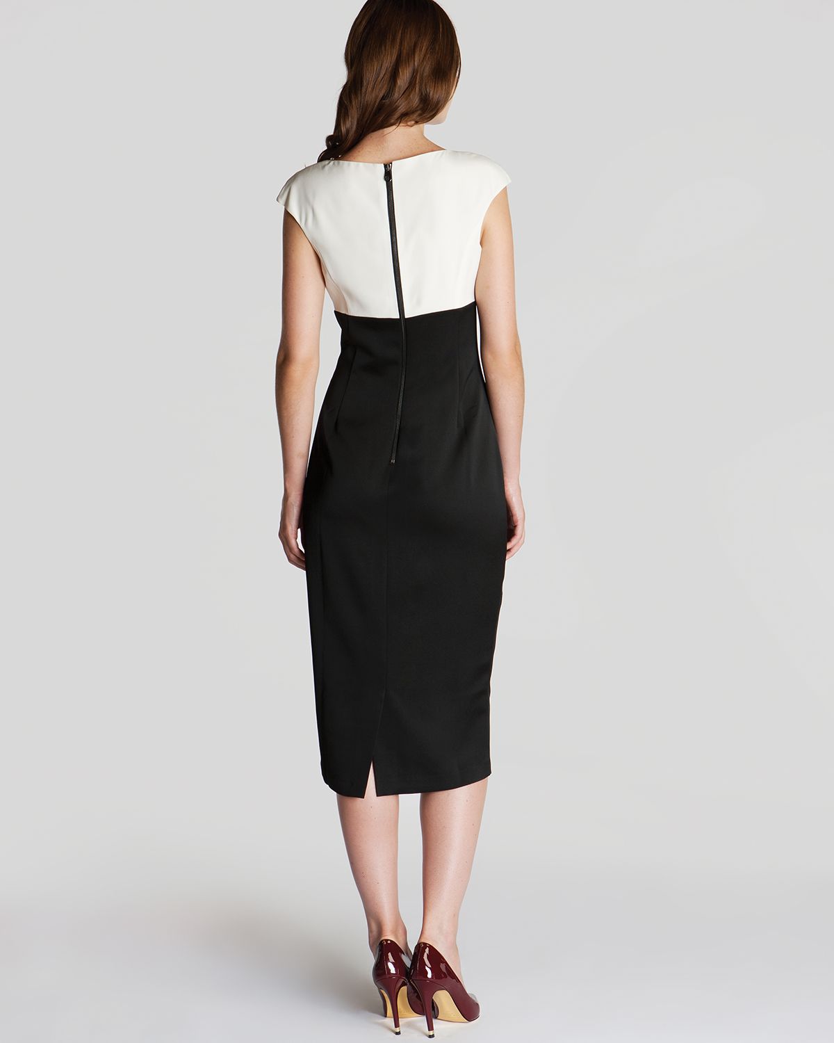 ted baker two tone dress